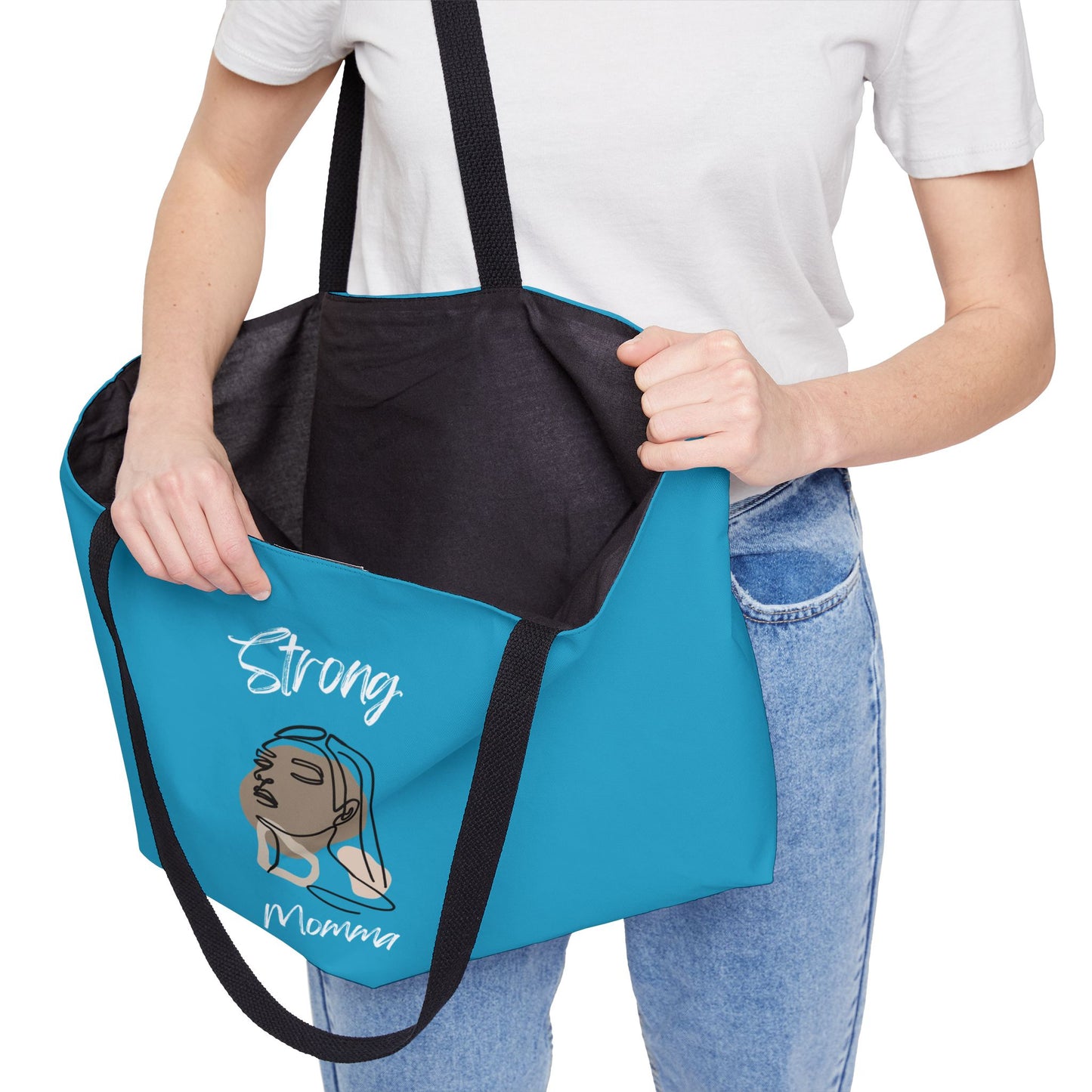 Strong Momma (WL) Weekender Tote Bag TURQUOISE