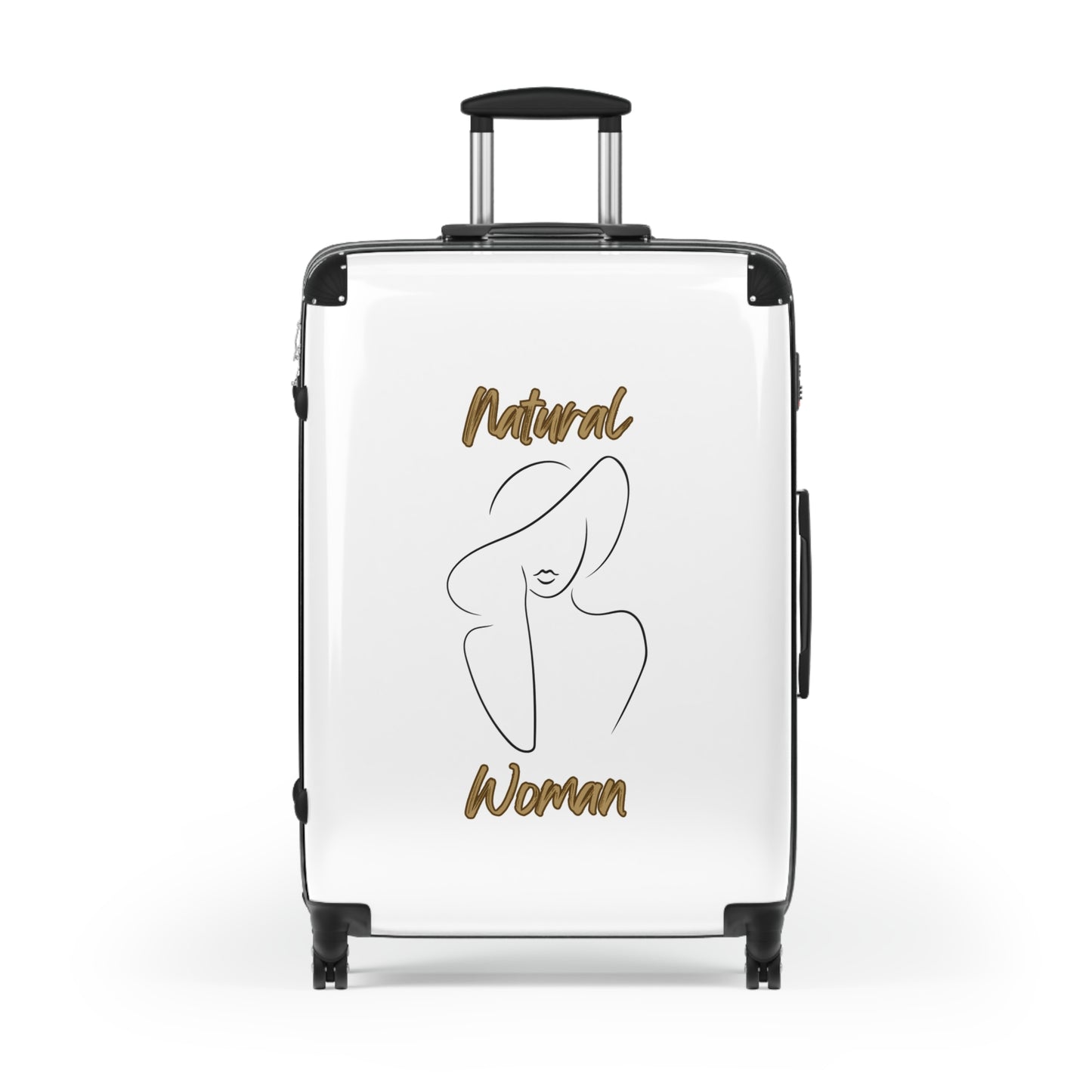 Natural Woman Sun Hat (BL) Suitcase WHITE