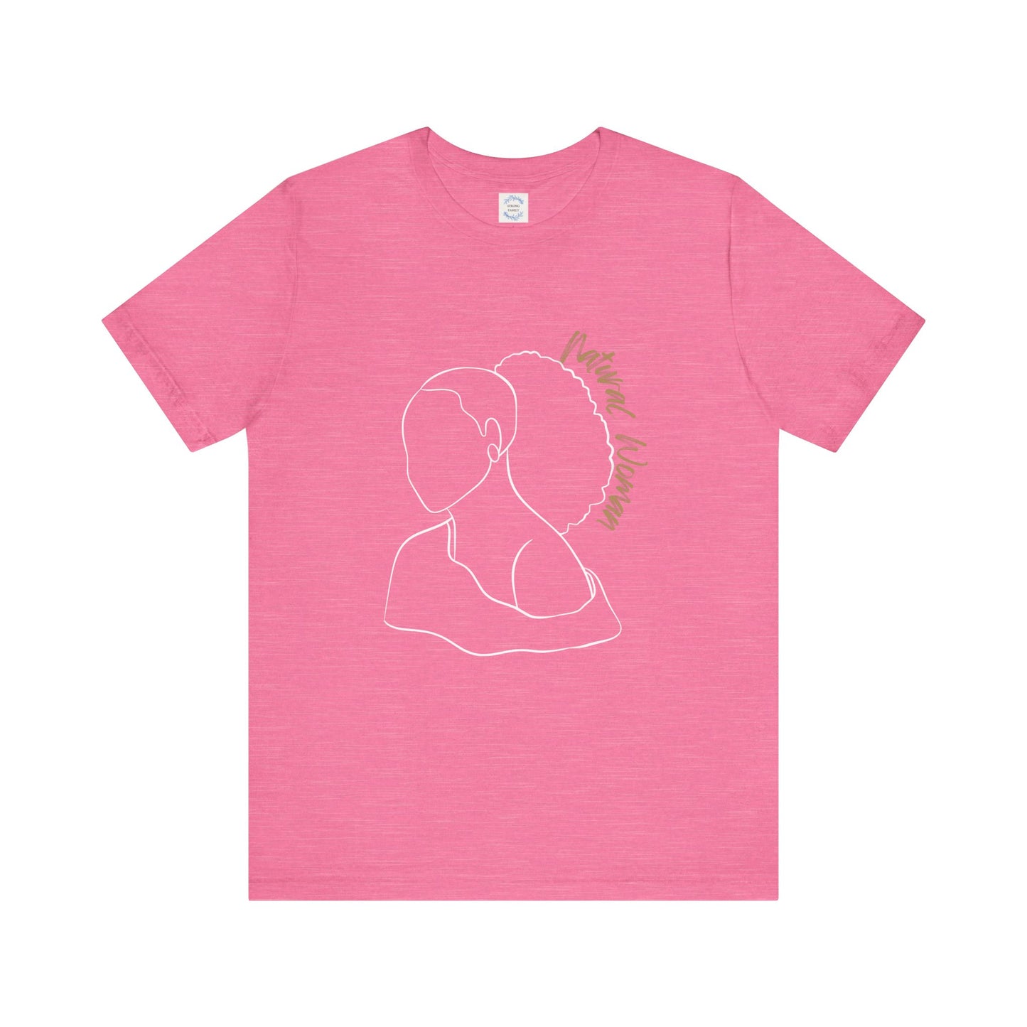 Natural Woman Behind Head Puff (WL) Short Sleeve T-Shirt