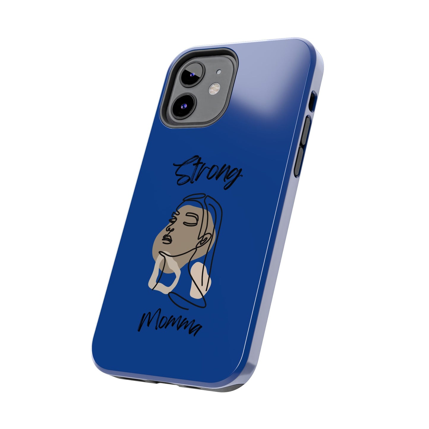 STRONG MOMMA Samsung Galaxy Tough Phone Cases (BL) Dark Blue