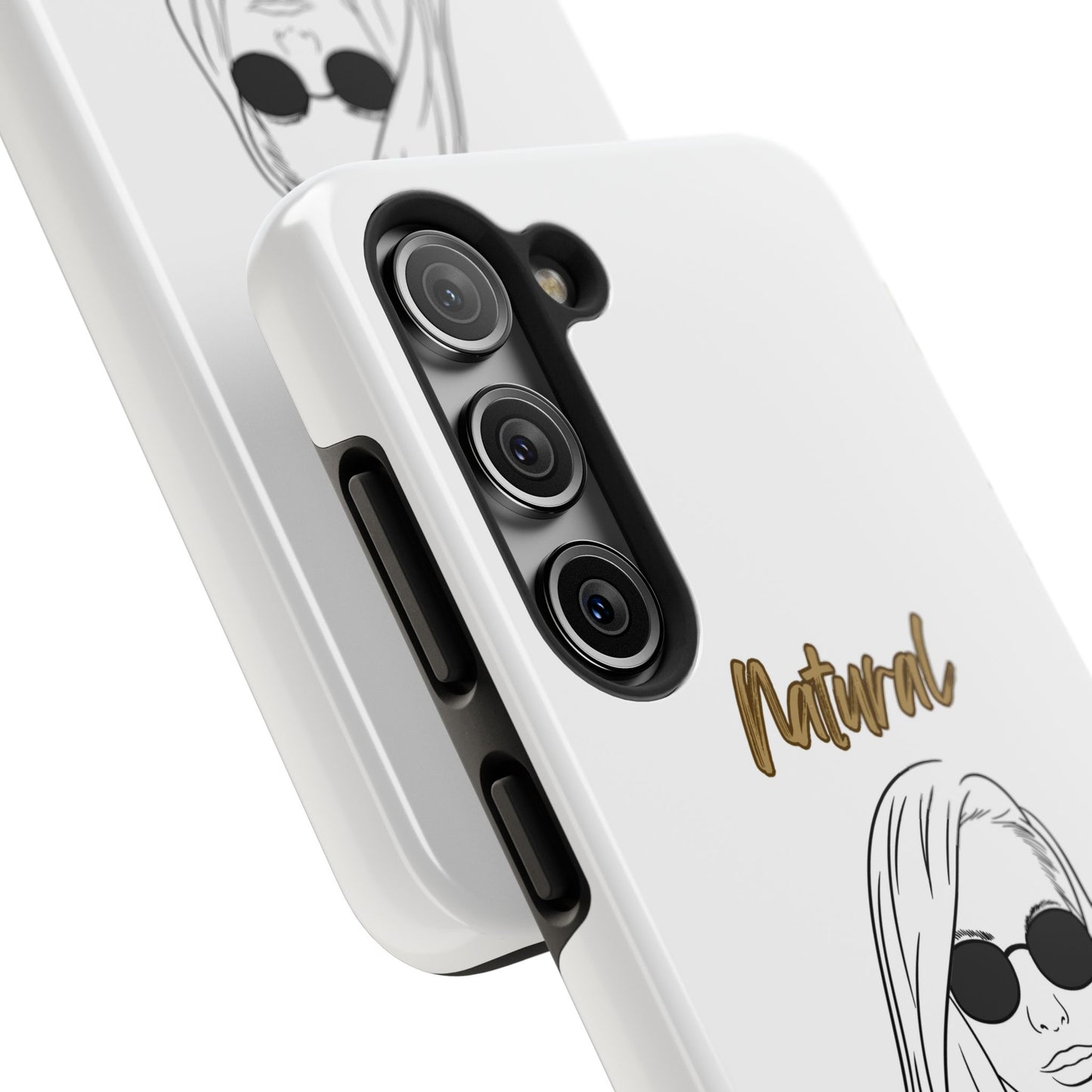 Natural Woman Shades (BL)Tough Phone Cases WHITE