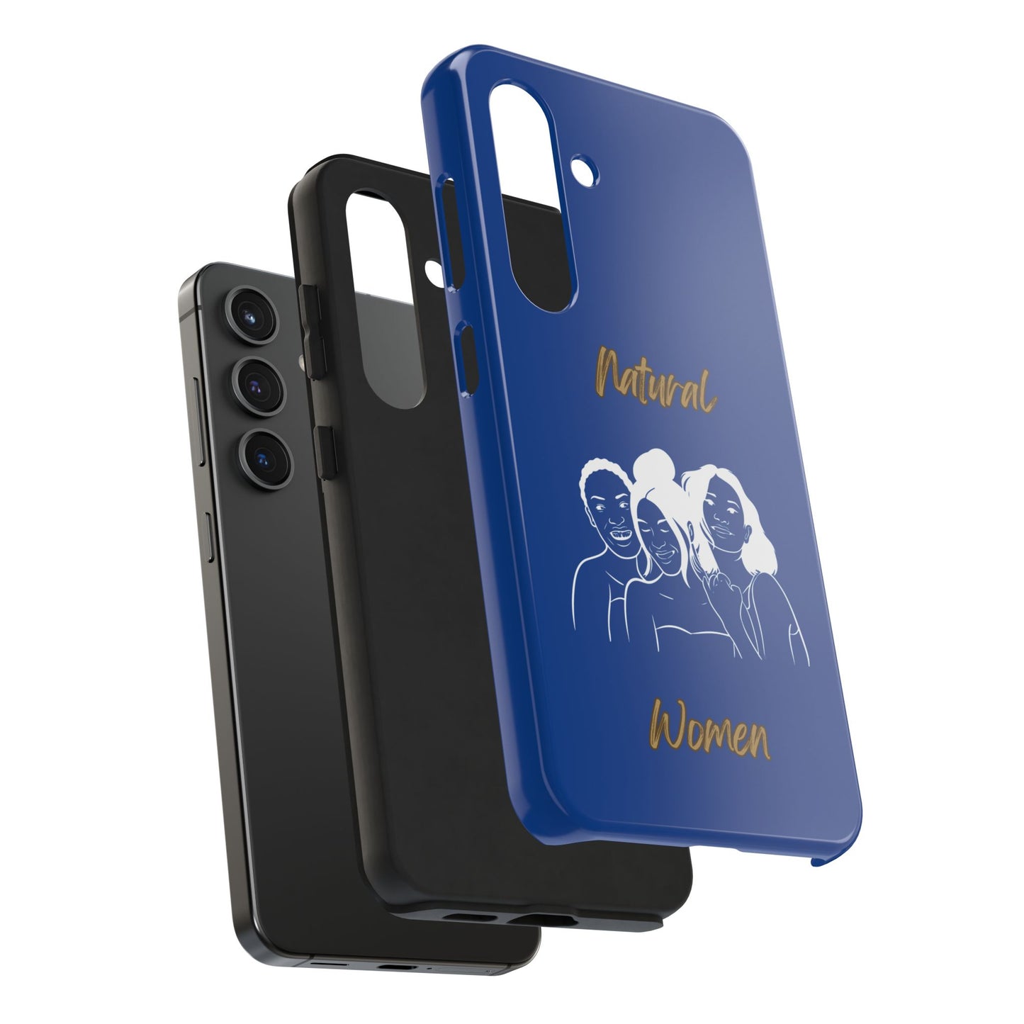 Natural Women Laughing Friends (WL)Tough Phone Cases DARK BLUE