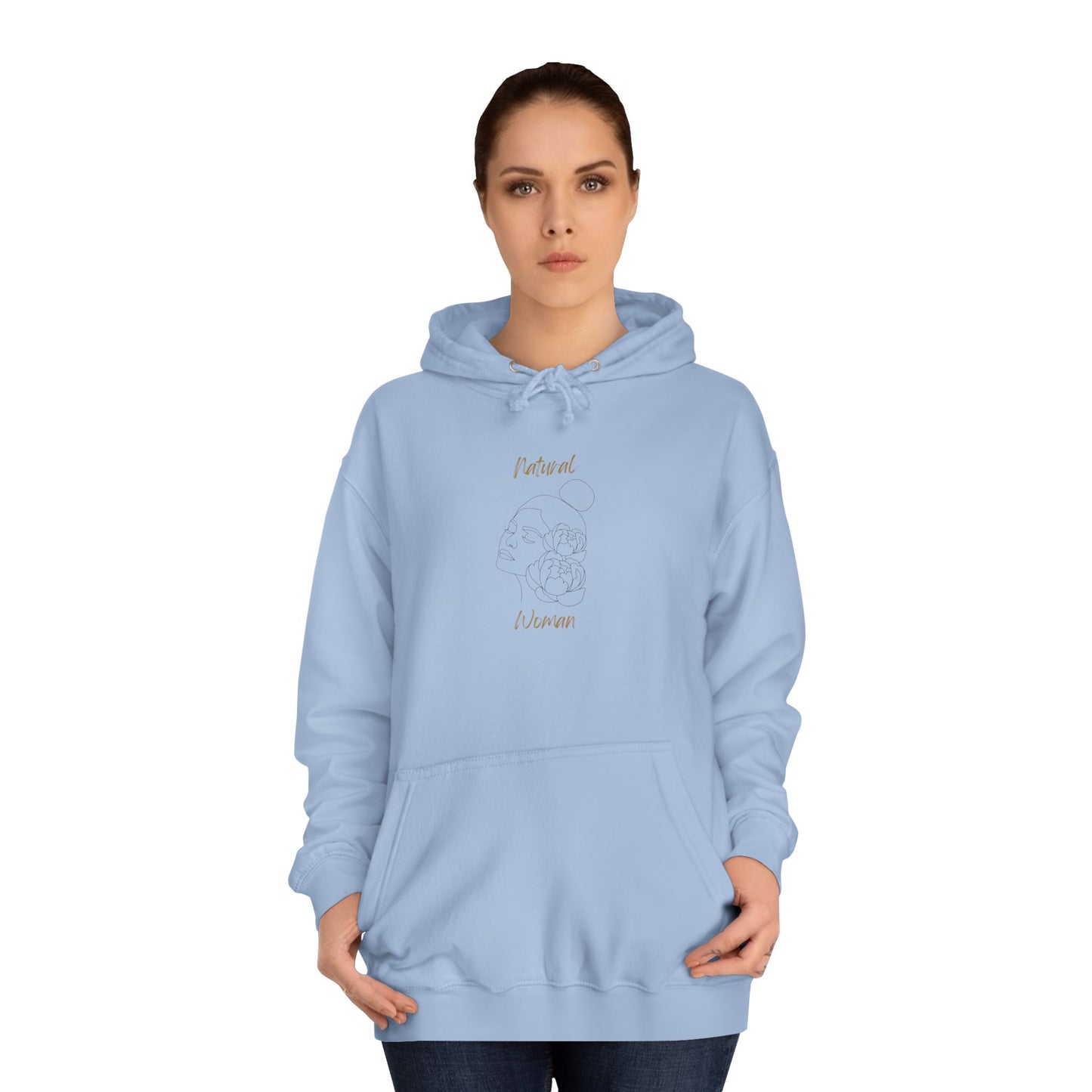 Natural Woman Bun (BL) Hoodie
