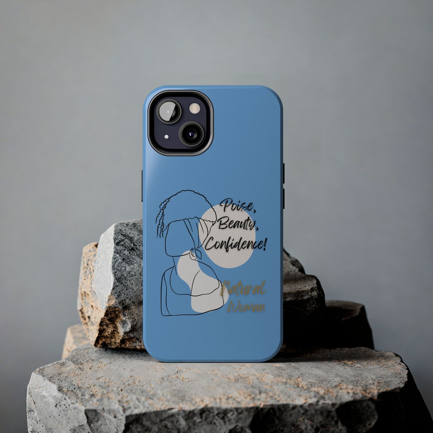 Natural Woman Puff (BL)Tough Phone Cases LIGHT BLUE