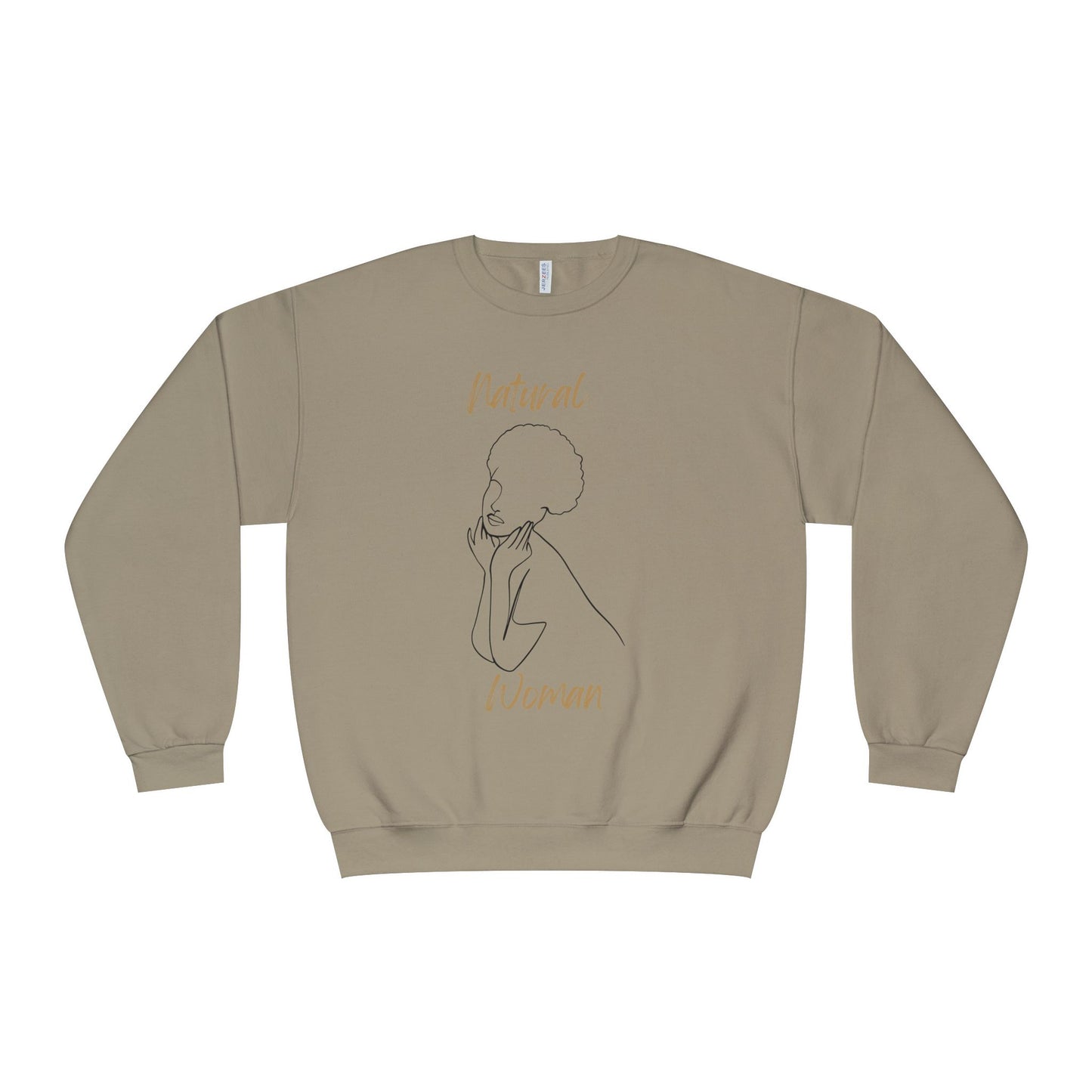 Natural Woman Cute Afro (BL) Crewneck Sweatshirt