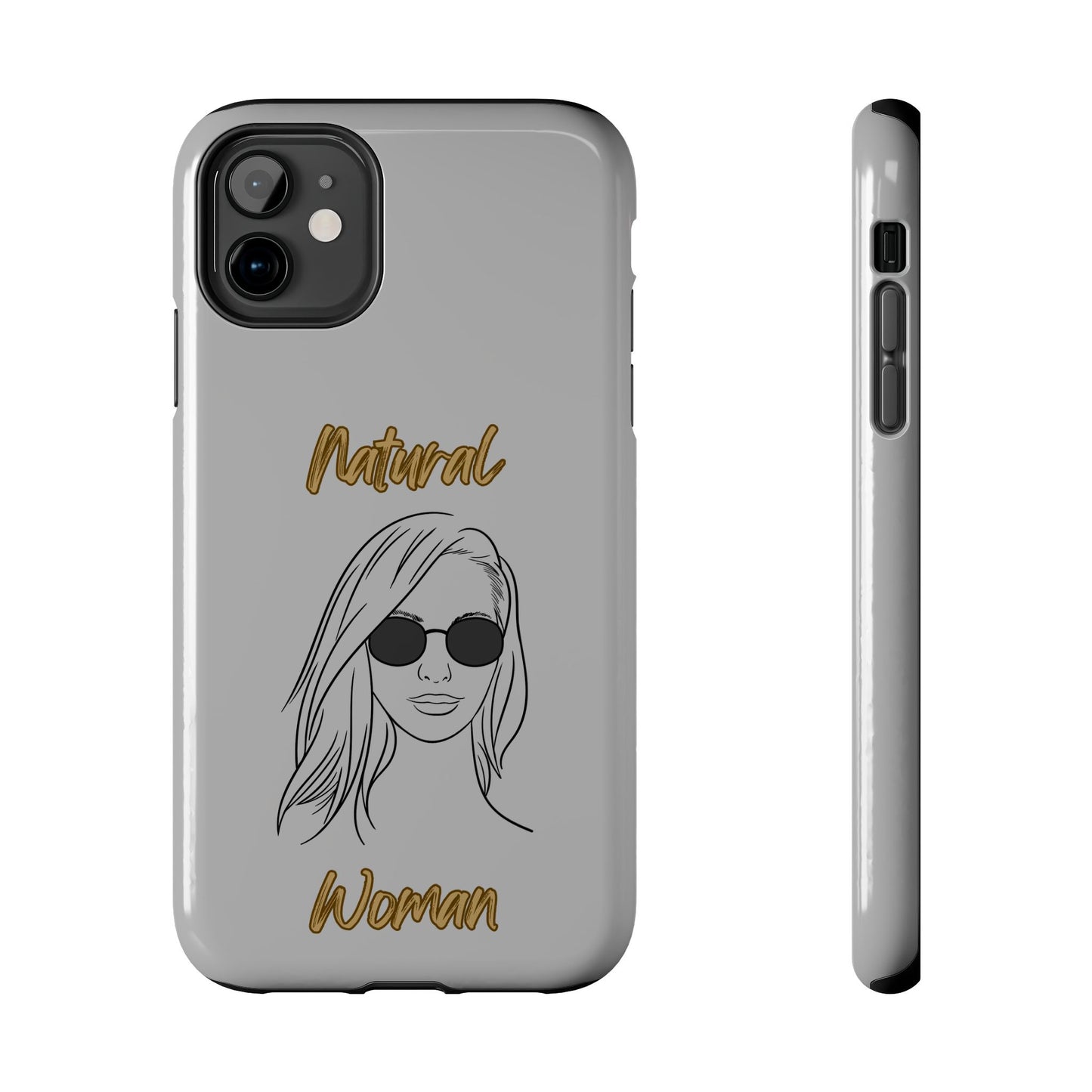 Natural Woman Shades (BL)Tough Phone Cases LIGHT GREY