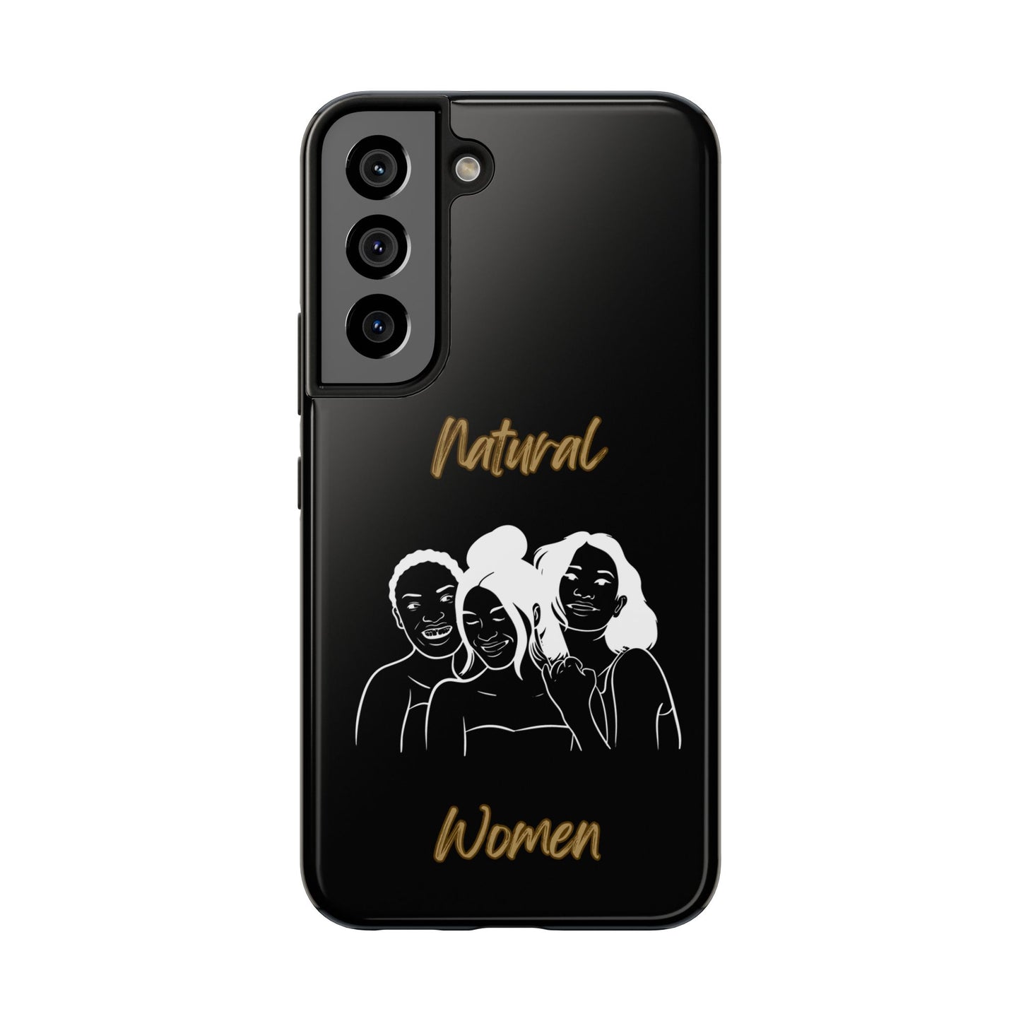 Natural Women Laughing Friends (WL)Tough Phone Cases BLACK