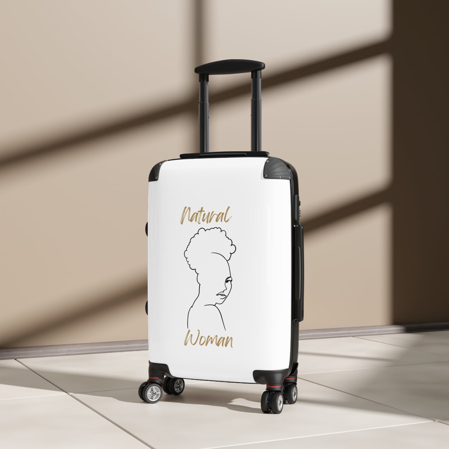 Natural Woman Twist Afro (BL) Suitcase WHITE