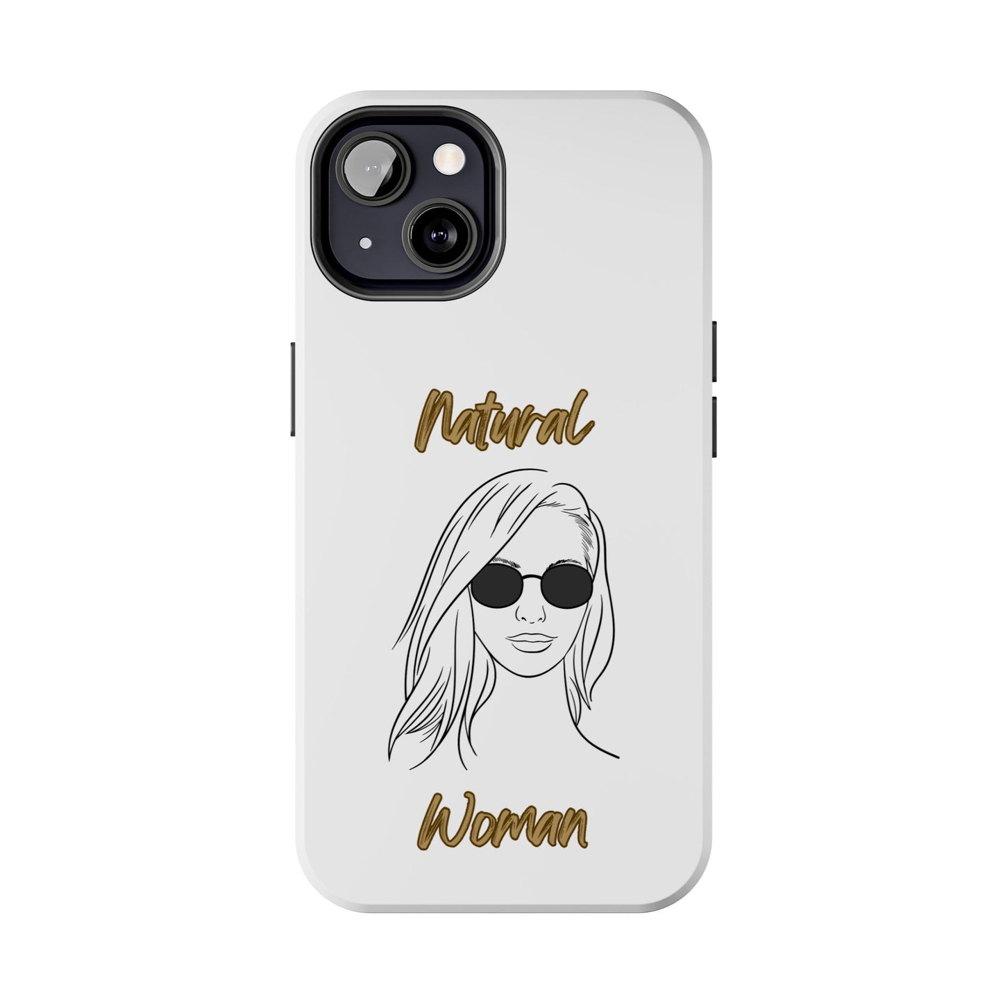 Natural Woman Shades (BL)Tough Phone Cases WHITE