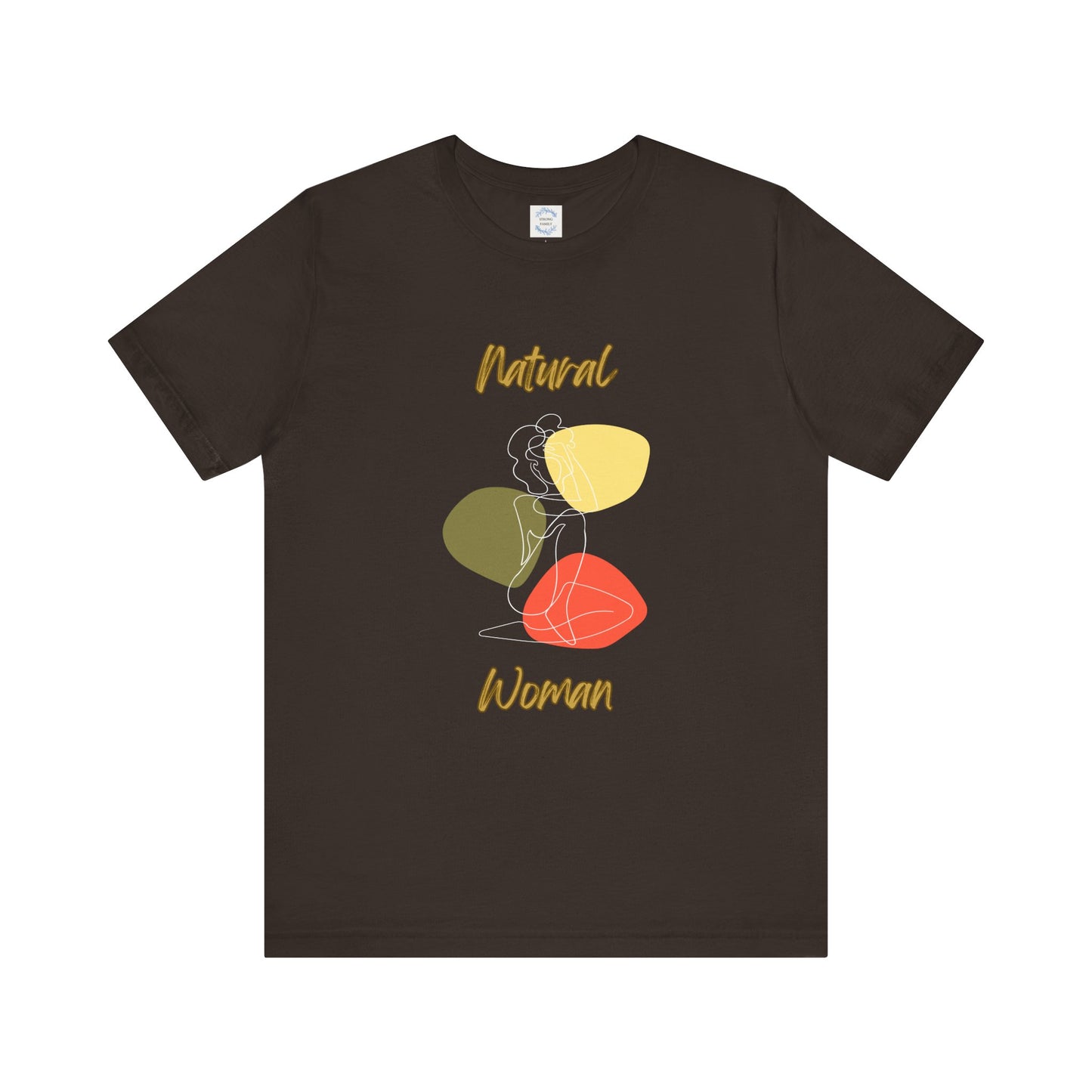 Natural Woman Colorful Pose (WL) Short Sleeve T-Shirt