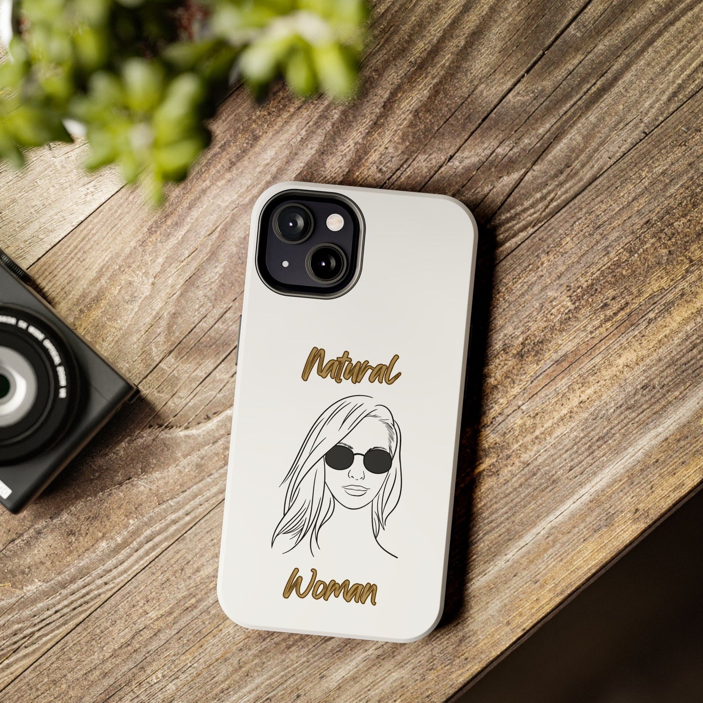Natural Woman Shades (BL)Tough Phone Cases WHITE