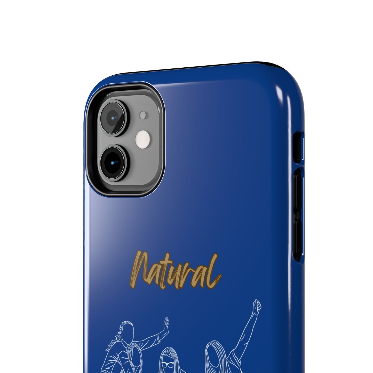 Natural Woman Piggy Back (WL) Tough Phone Cases DARK BLUE