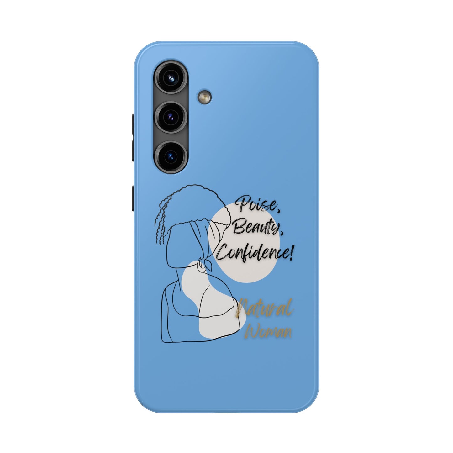 Natural Woman Puff (BL)Tough Phone Cases LIGHT BLUE