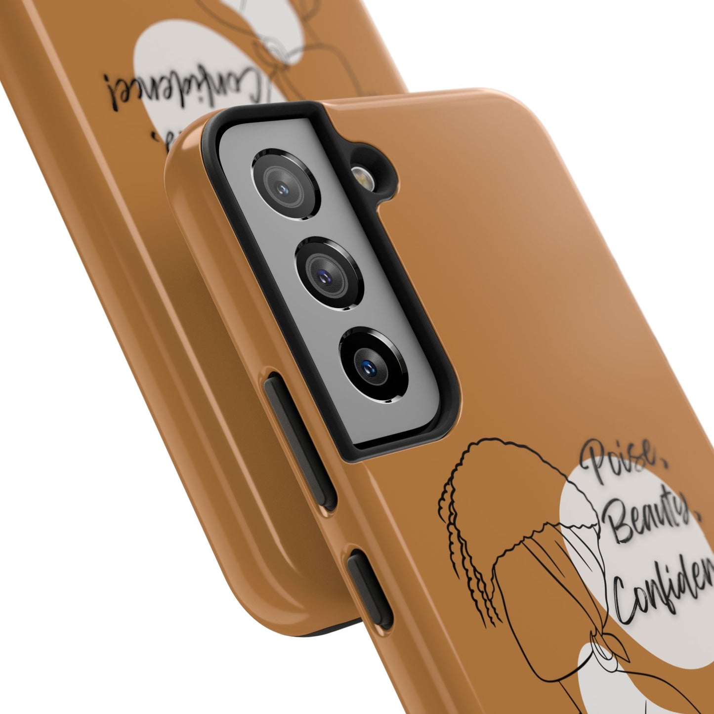 Natural woman Puff (BL)Tough Phone Cases LIGHT BROWN
