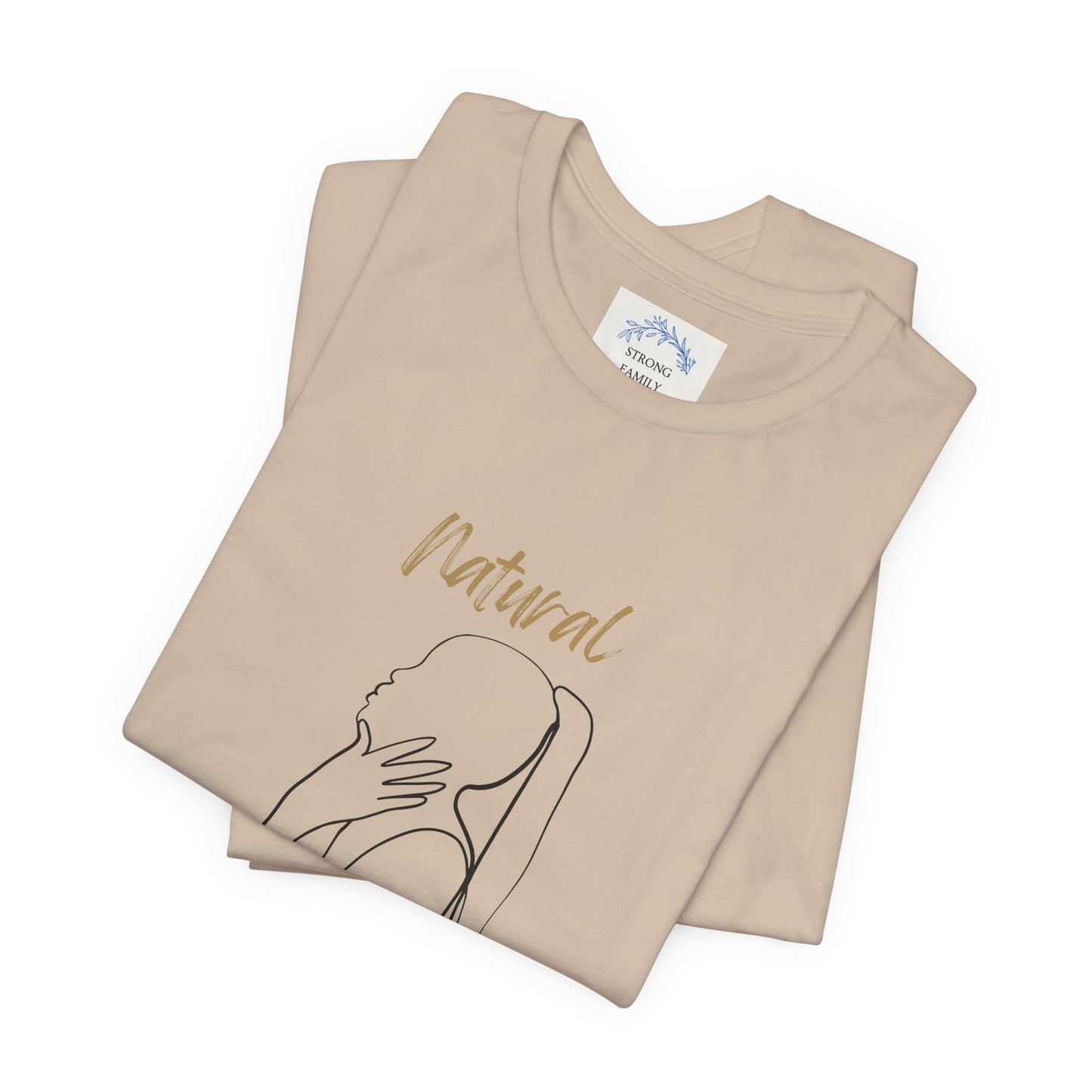 Natural Woman Ponytail (BL) Short Sleeve T-Shirt