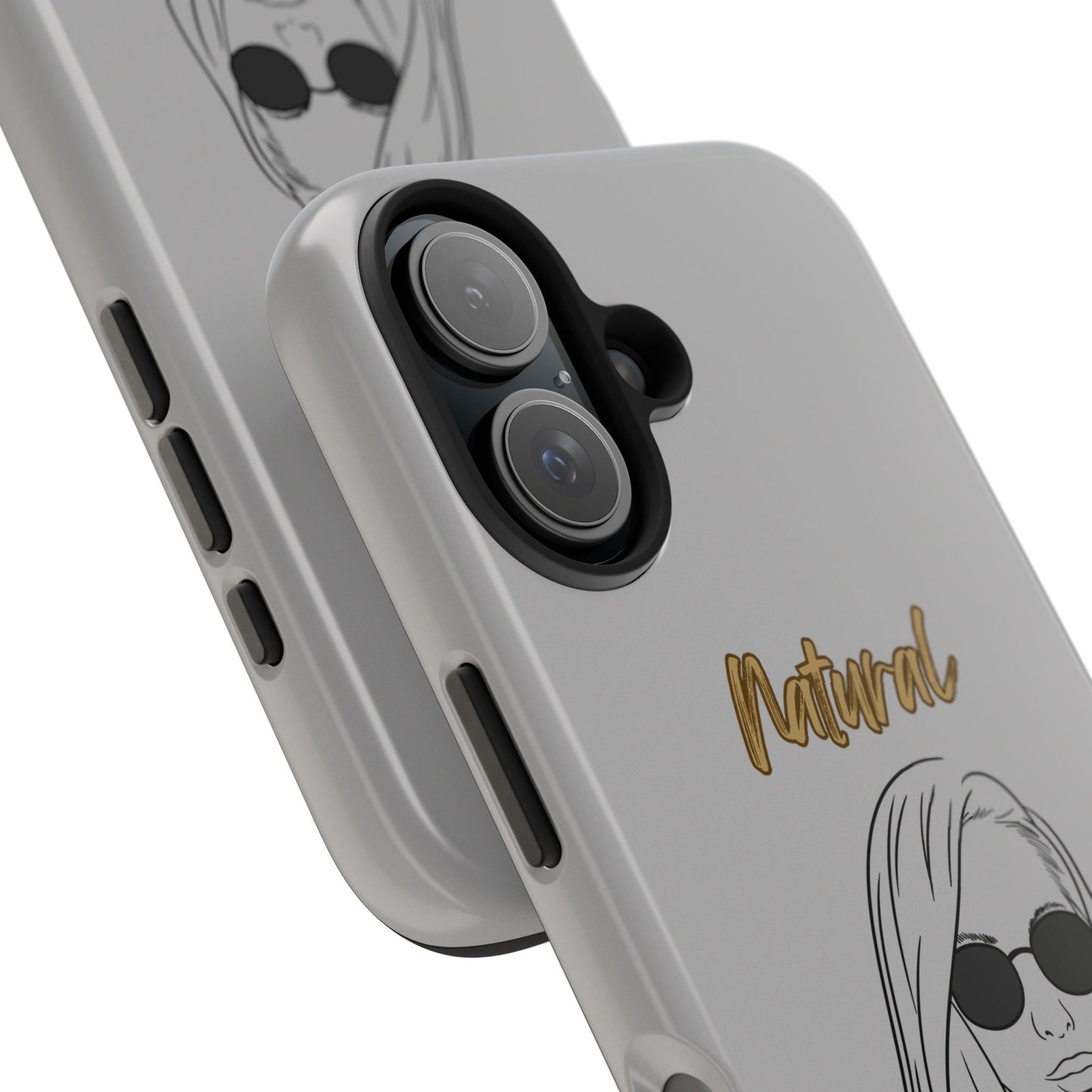 Natural Woman Shades (BL)Tough Phone Cases LIGHT GREY