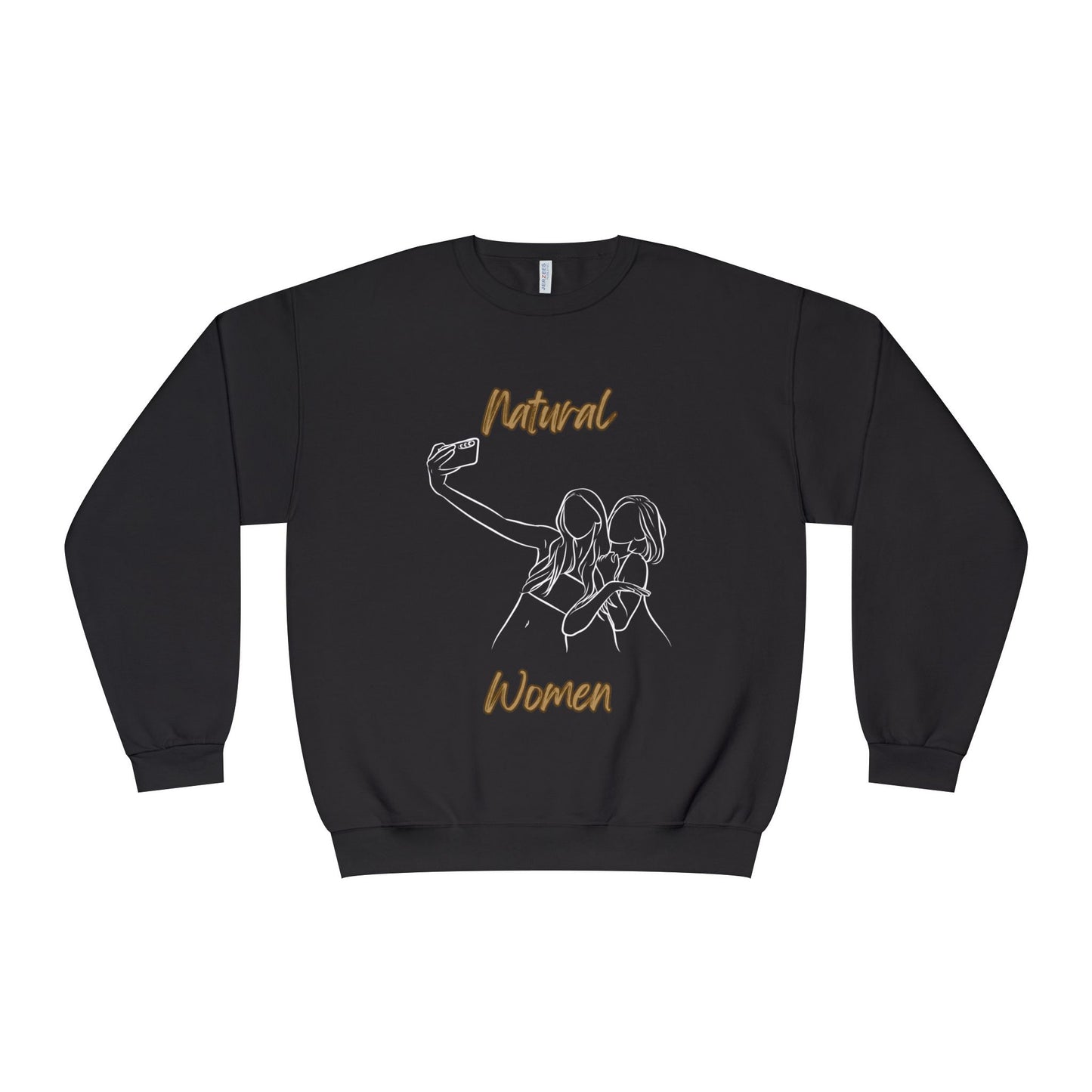 Natural Women Friends Selfie (WL) Crewneck Sweatshirt