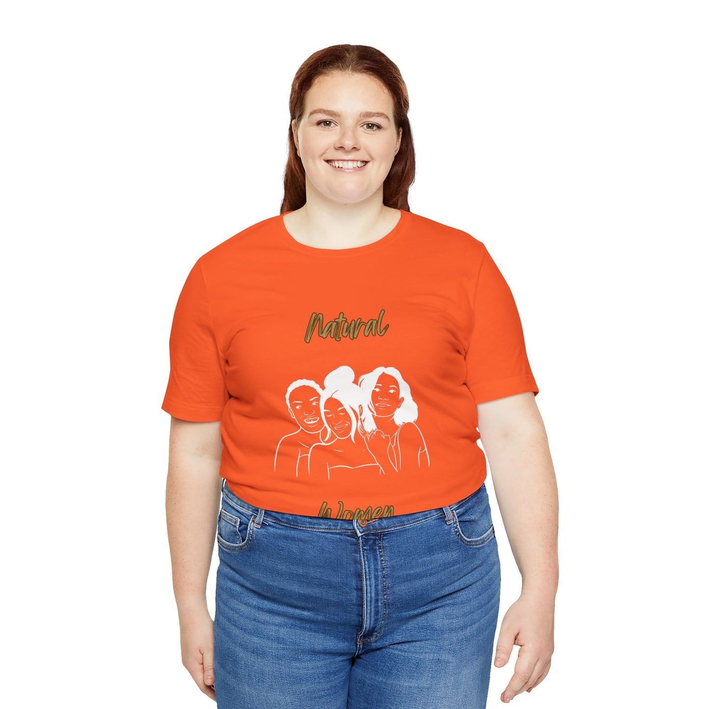 Natural Woman Laughing Friends (WL) Short Sleeve T-Shirt