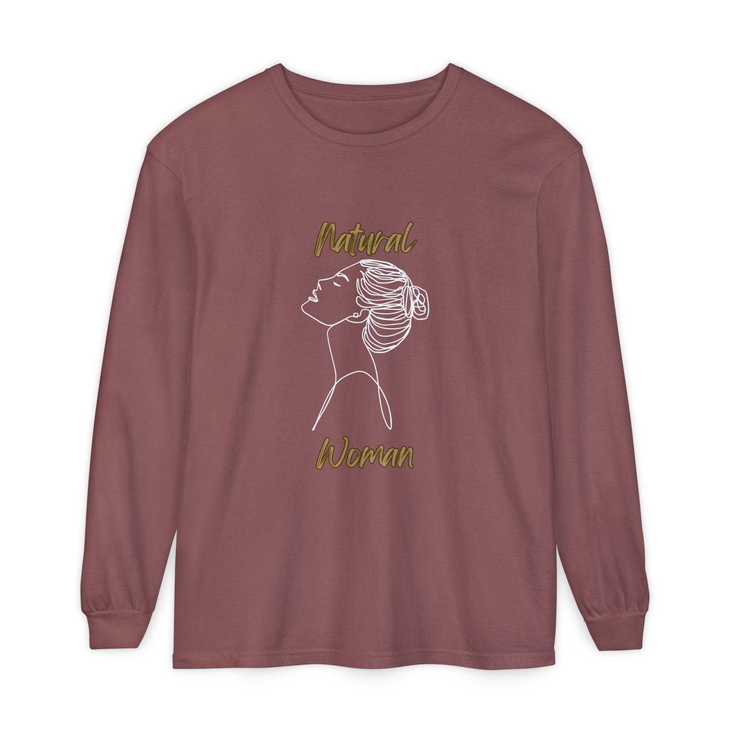 Natural Woman Wet Bun (WL) Long Sleeve T-Shirt