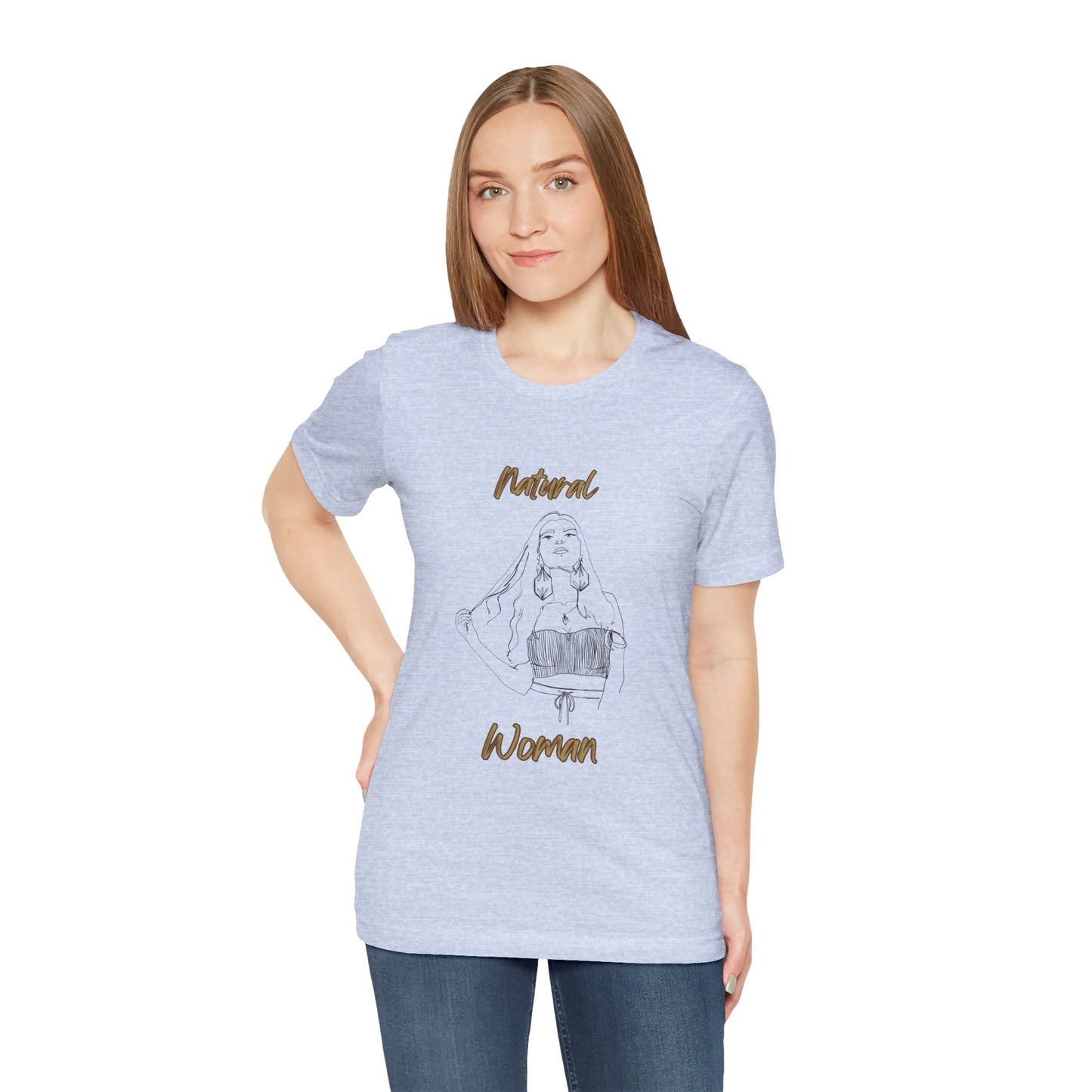 Natural Woman Thinking (BL) Short Sleeve T-Shirt