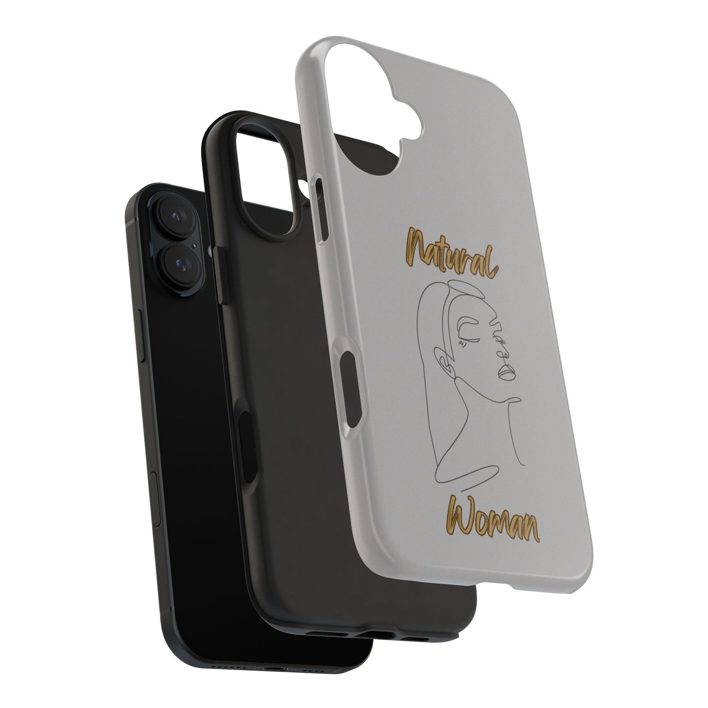 Natural Woman Calm (BL) Tough Phone Cases LIGHT GREY