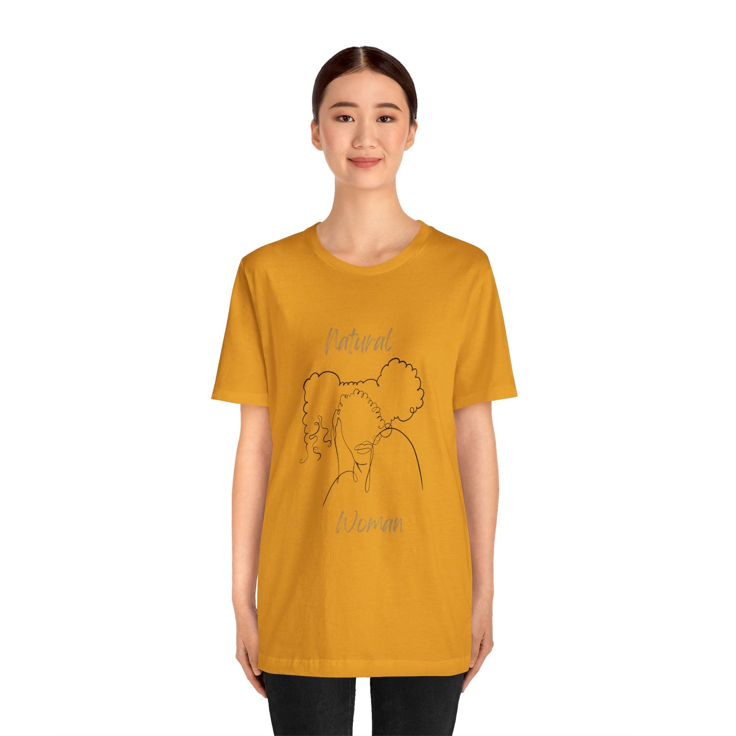 Natural Woman Twin Puffs (BL) Short Sleeve T-Shirt