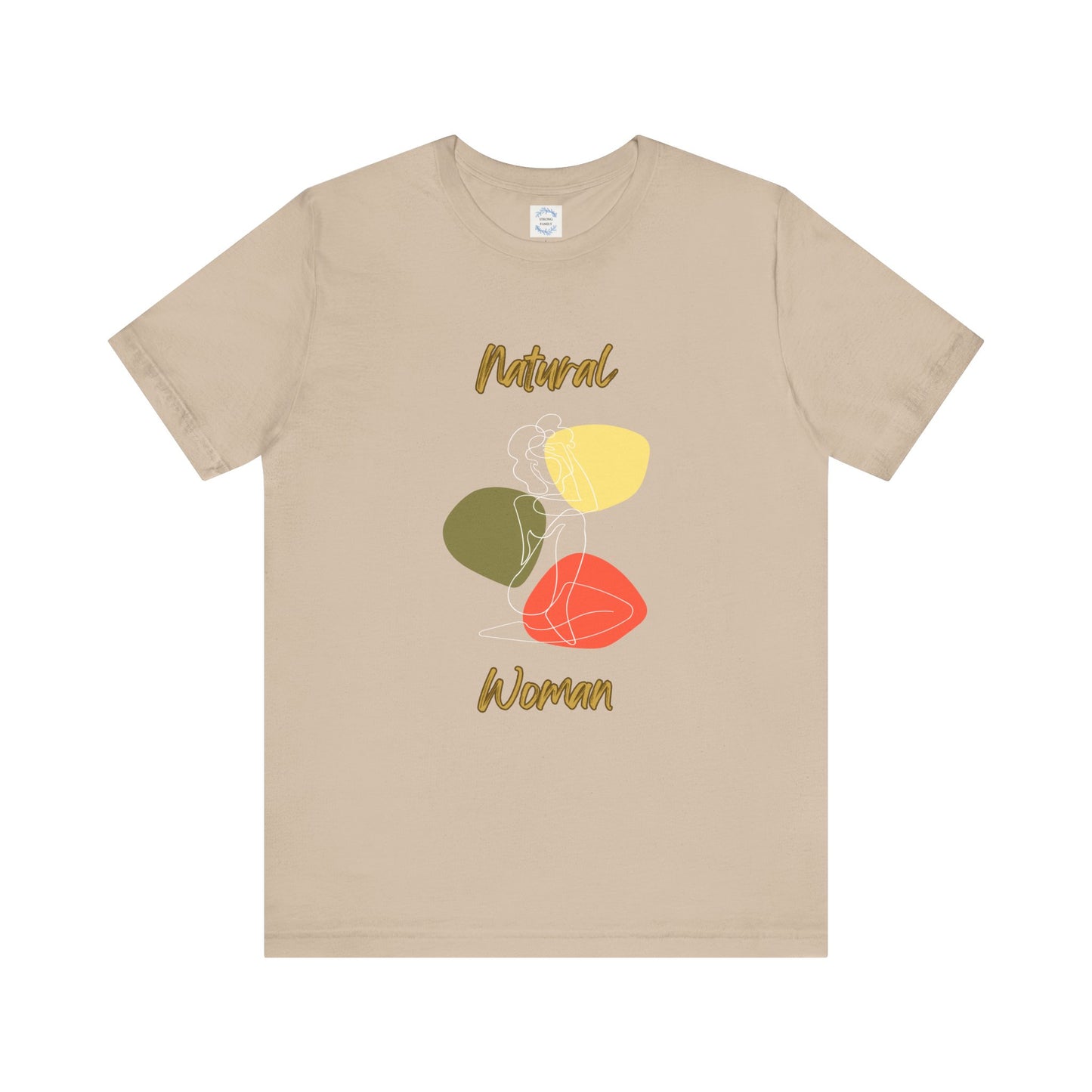 Natural Woman Colorful Pose (WL) Short Sleeve T-Shirt