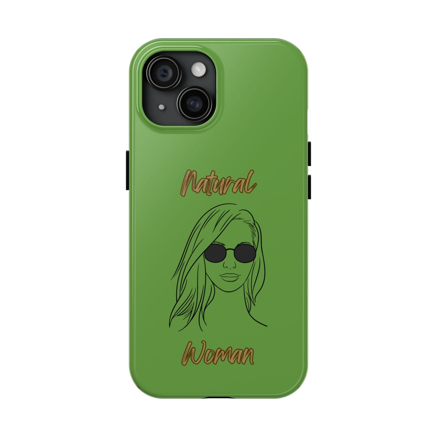 Natural Woman Shades (BL)Tough Phone Cases GREEN
