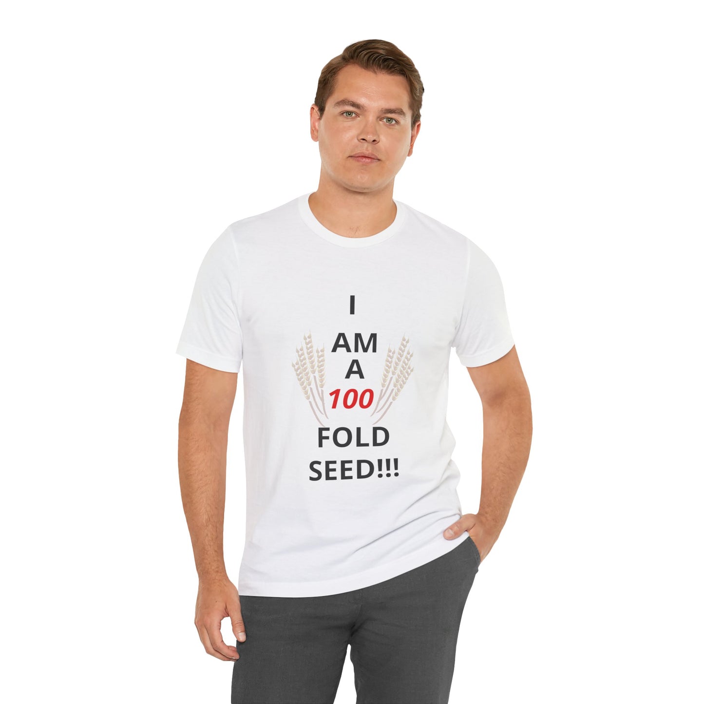 100 Fold Seed (BL)Unisex Jersey Short Sleeve T-Shirt