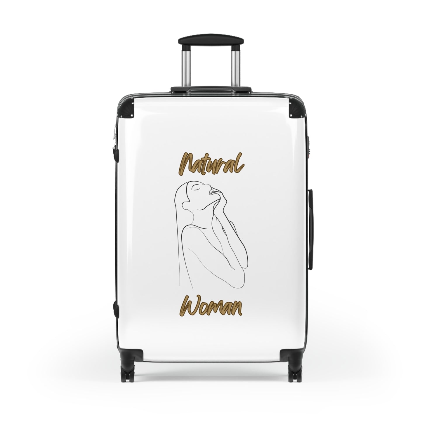 Natural Woman Thank You (BL) Suitcase WHITE