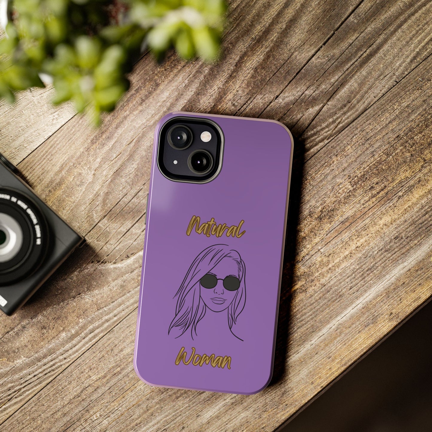 Natural Woman Shades (BL)Tough Phone Cases LIGHT PURPLE