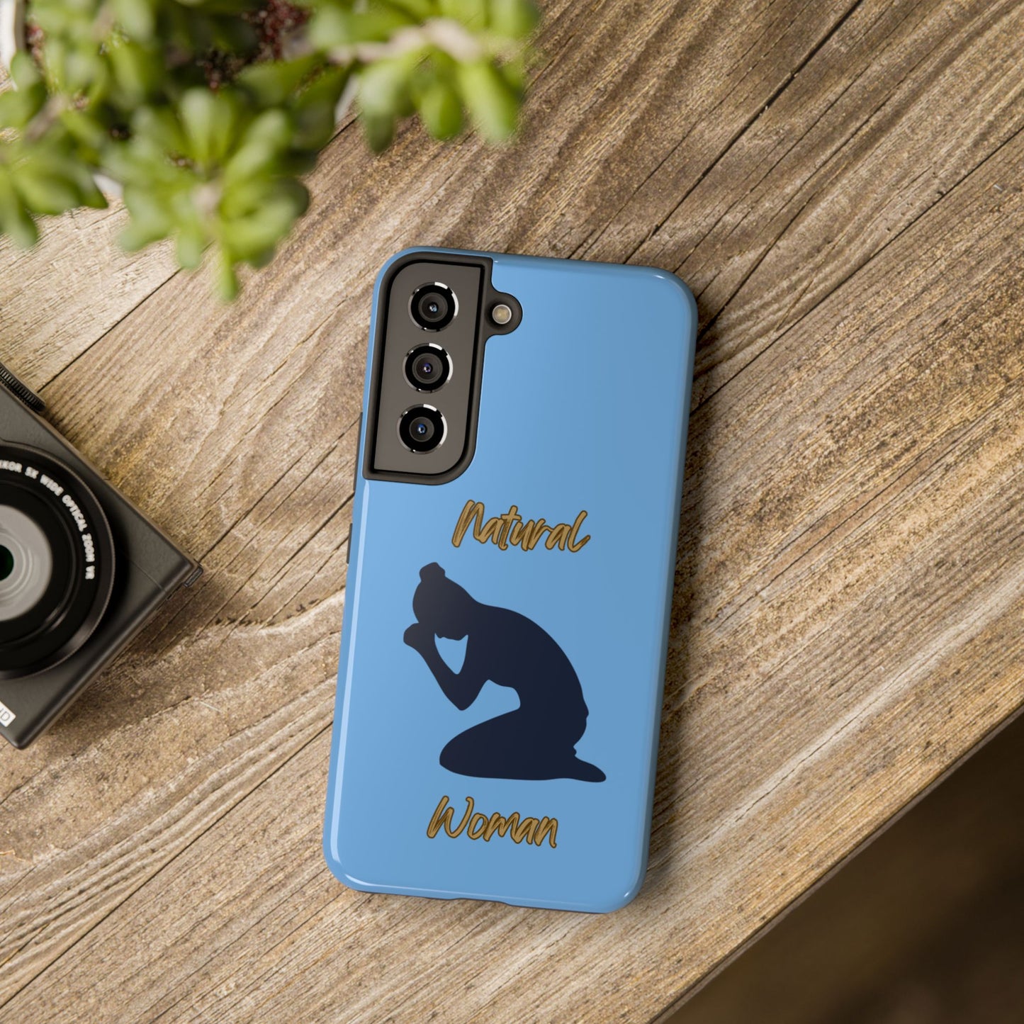 Natural Woman Pray (BL)Tough Phone Cases LIGHT BLUE