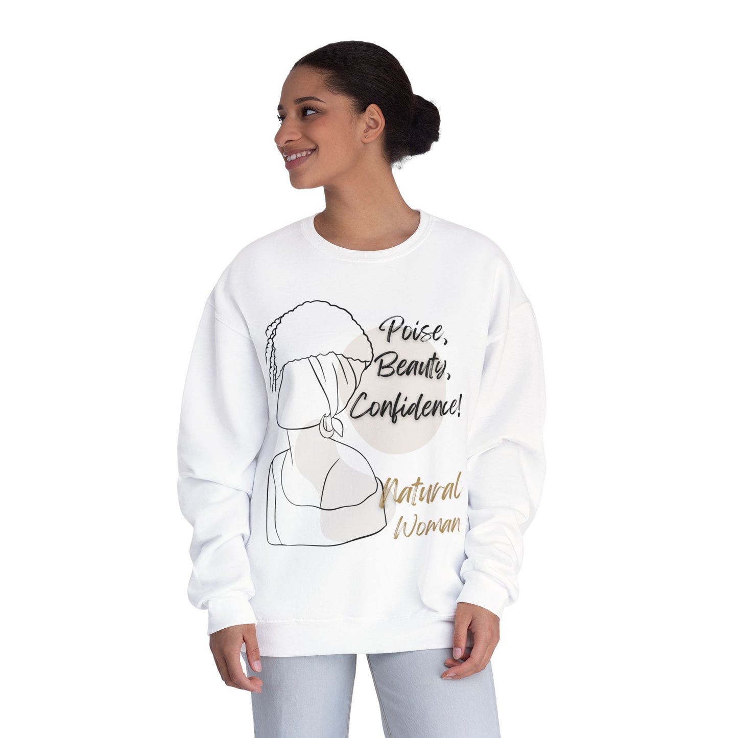 Natural Woman Puff (BL) Crewneck Sweatshirt