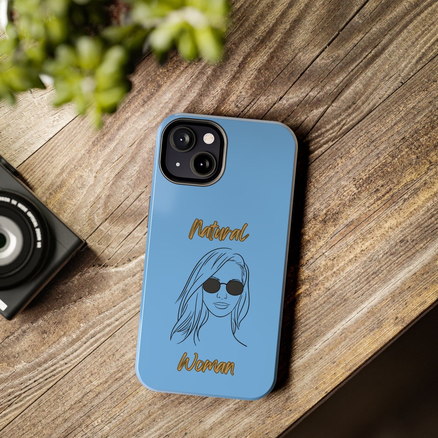 Natural Woman Shades (BL)Tough Phone Cases LIGHT BLUE
