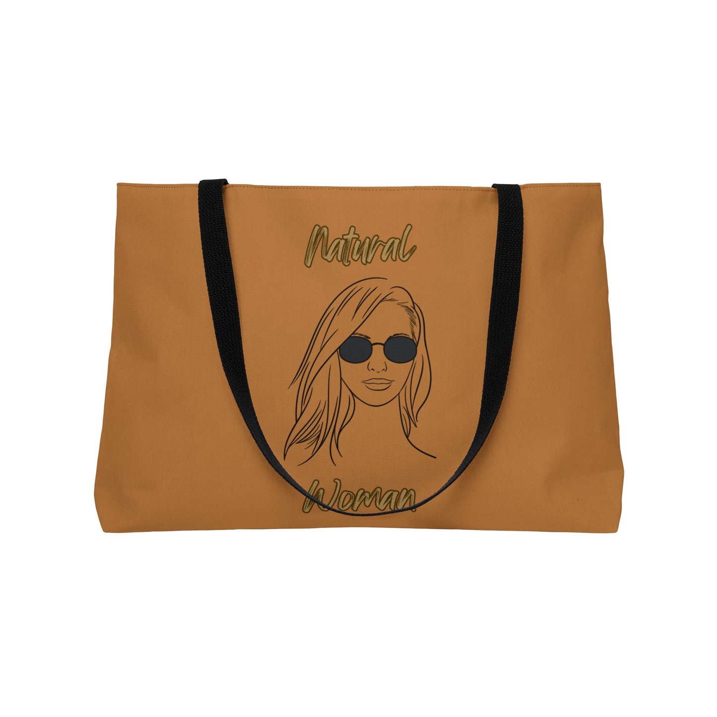 Natural Woman Shades (BL) Weekender Tote Bag LIGHT BROWN