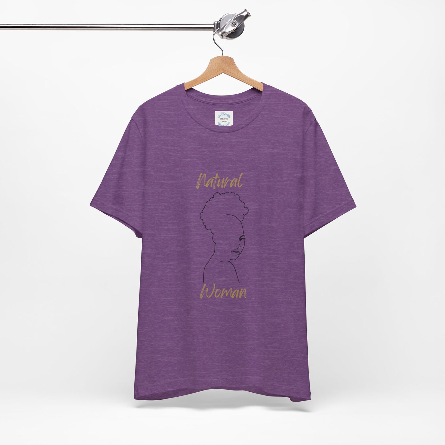 Natural Woman Twist Afro (BL) Short Sleeve T-Shirt