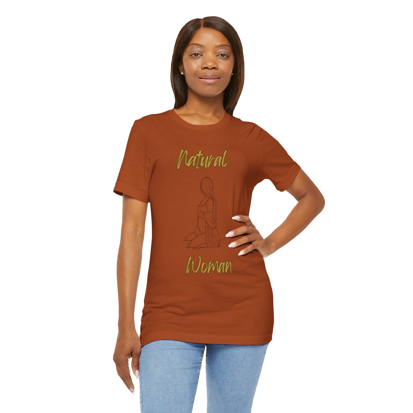 Natural Woman Expecting (BL) Short Sleeve T-Shirt