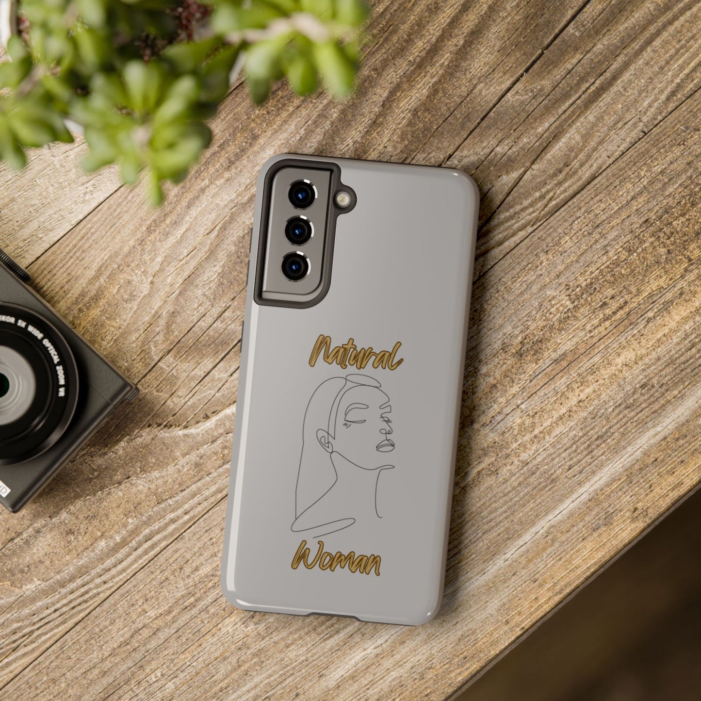 Natural Woman Calm (BL) Tough Phone Cases LIGHT GREY
