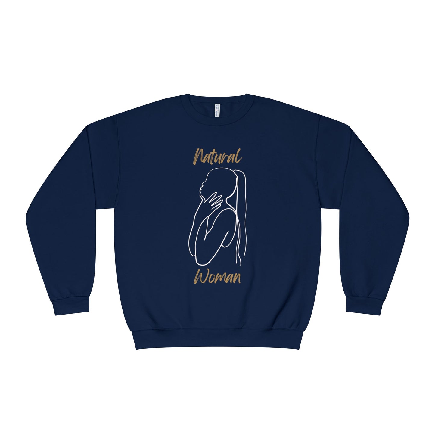 Natural Woman Ponytail (WL) Crewneck Sweatshirt