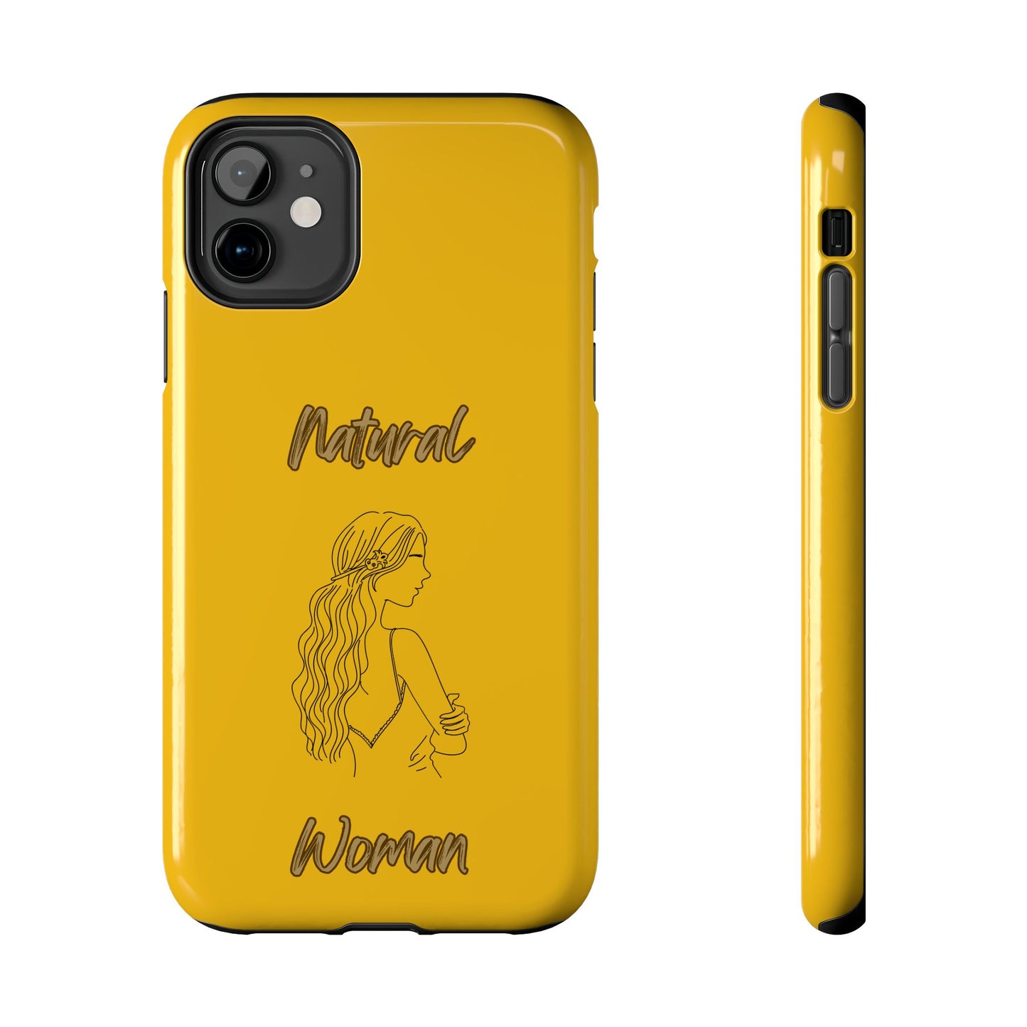 Natural Woman Young Woman (BL)Tough Phone Cases YELLOW