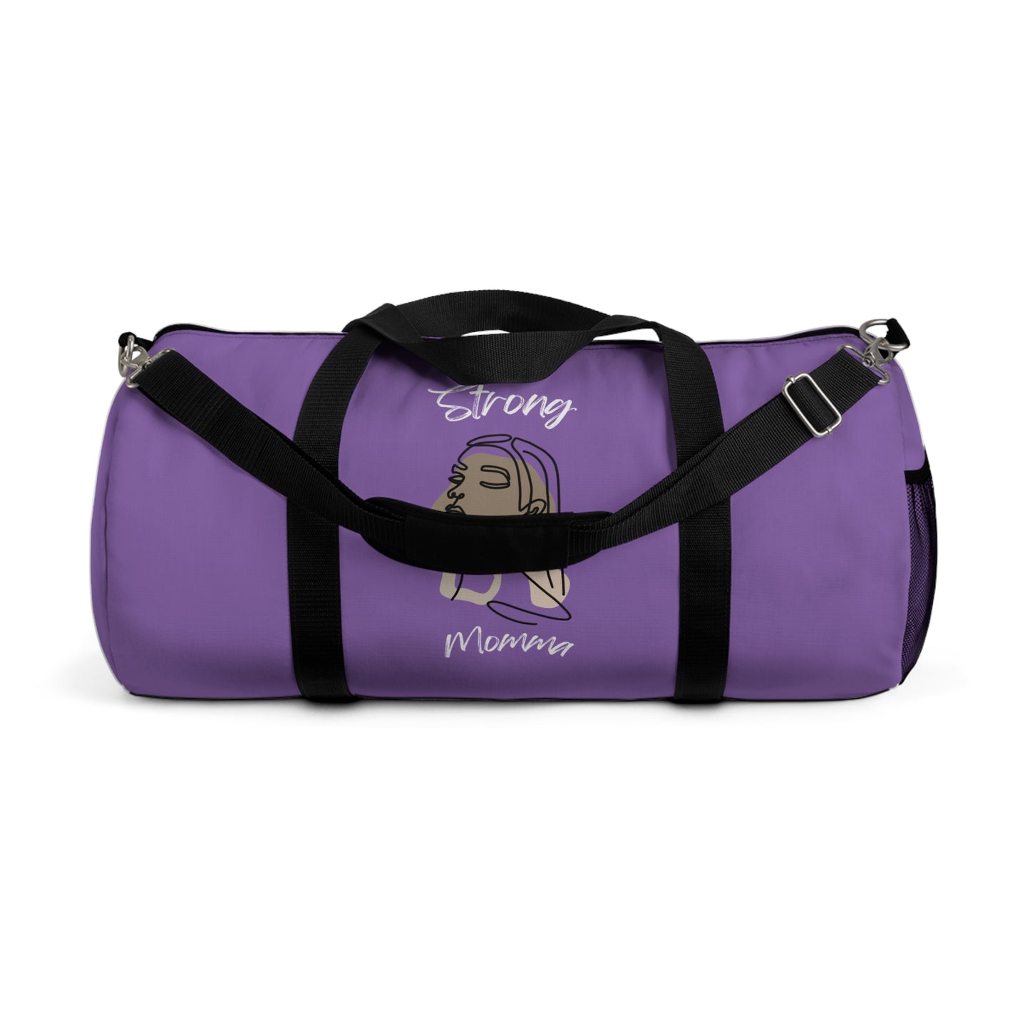 Strong Momma (WL) Duffel Bag LIGHT PURPLE