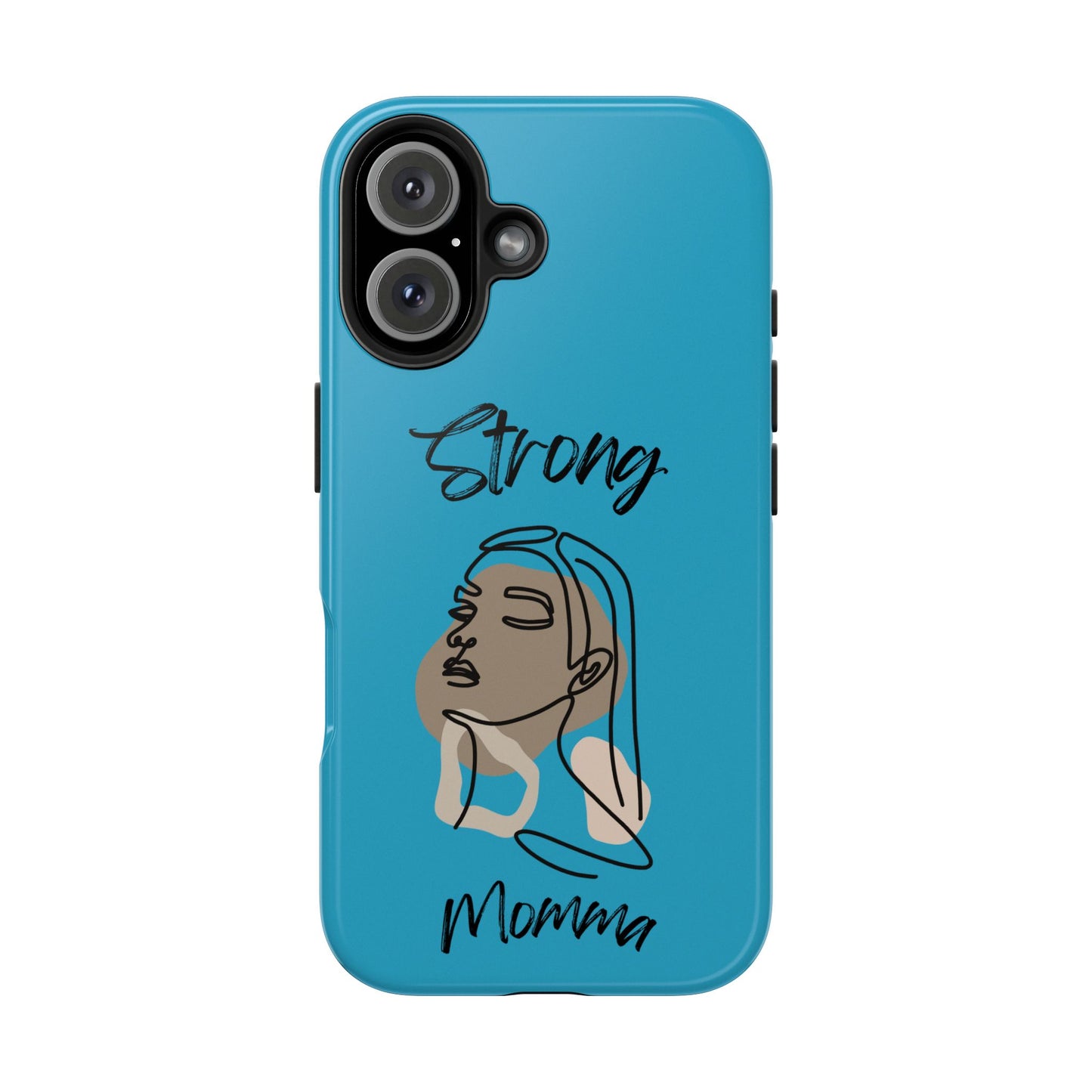 STRONG MOMMA Samsung Galaxy Tough Phone Cases (BL) Turquoise