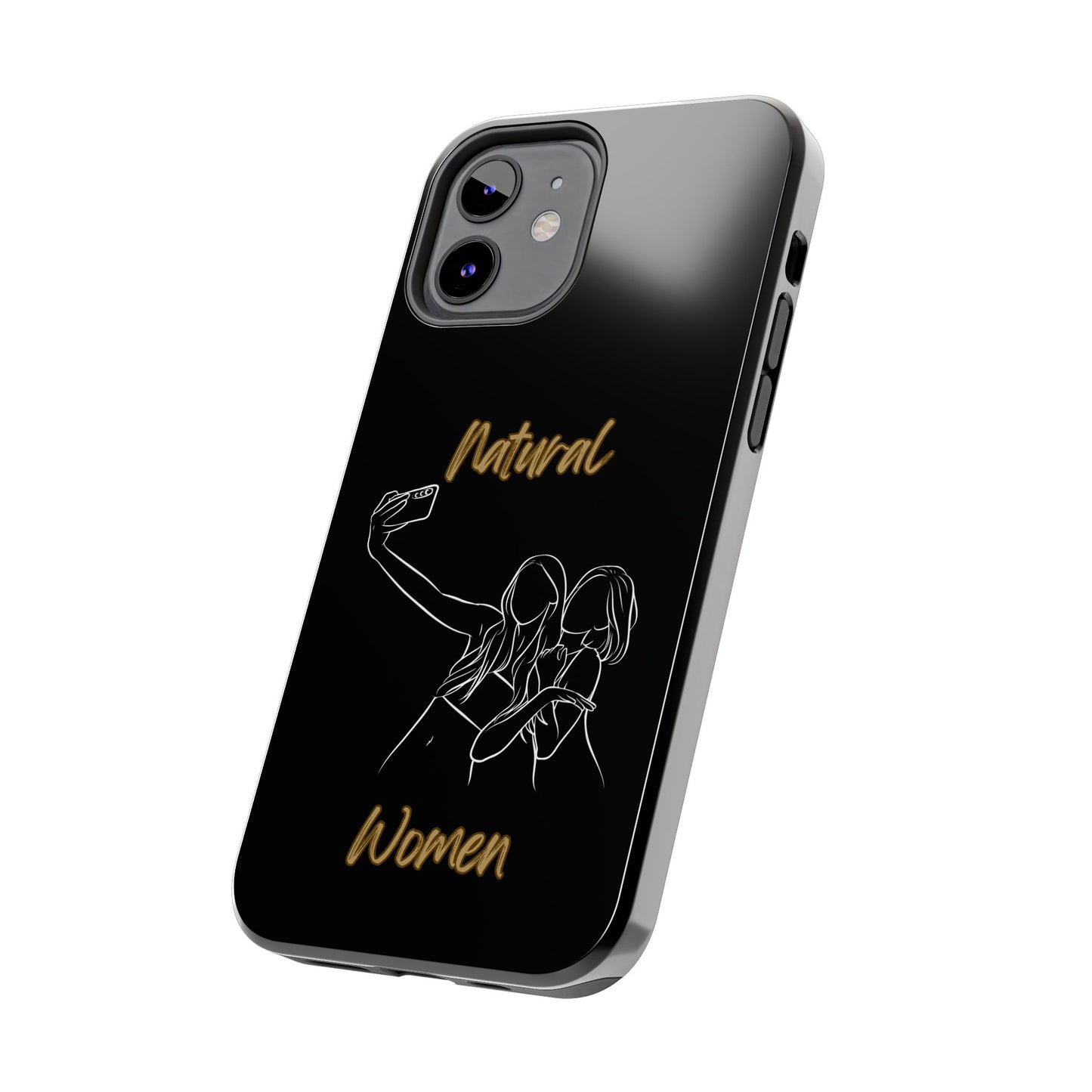 Natural Woman Friends Selfie (WL)Tough Phone Cases BLACK
