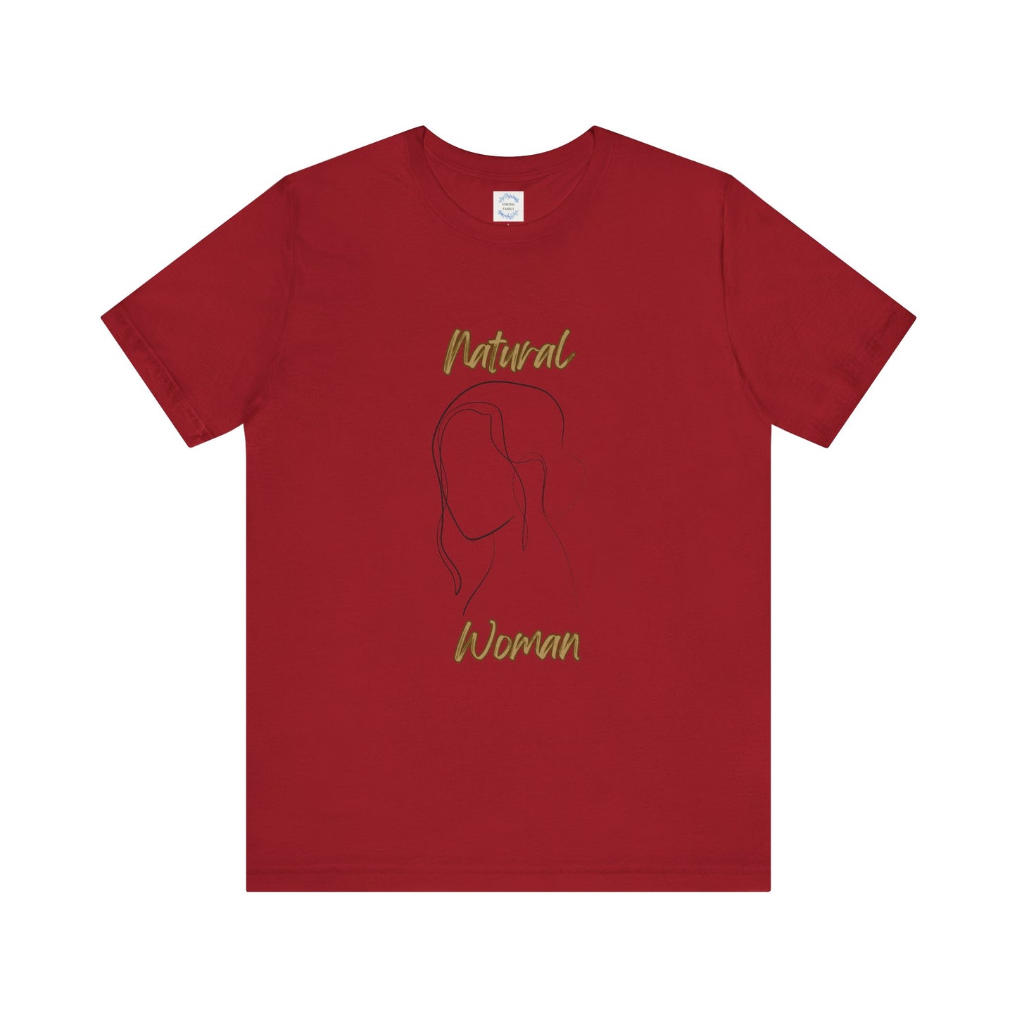 Natural Woman Hanging hair (BL) Short Sleeve T-Shirt