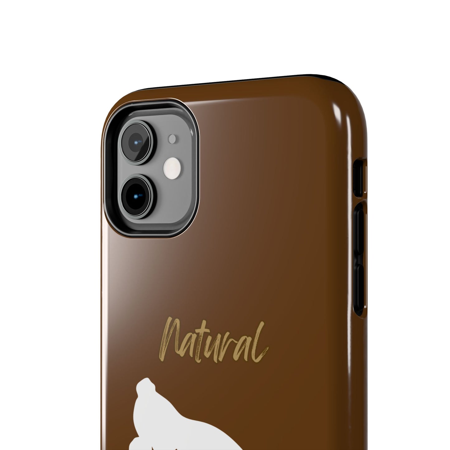 Natural Woman Pray (WL) Tough Phone Cases BROWN