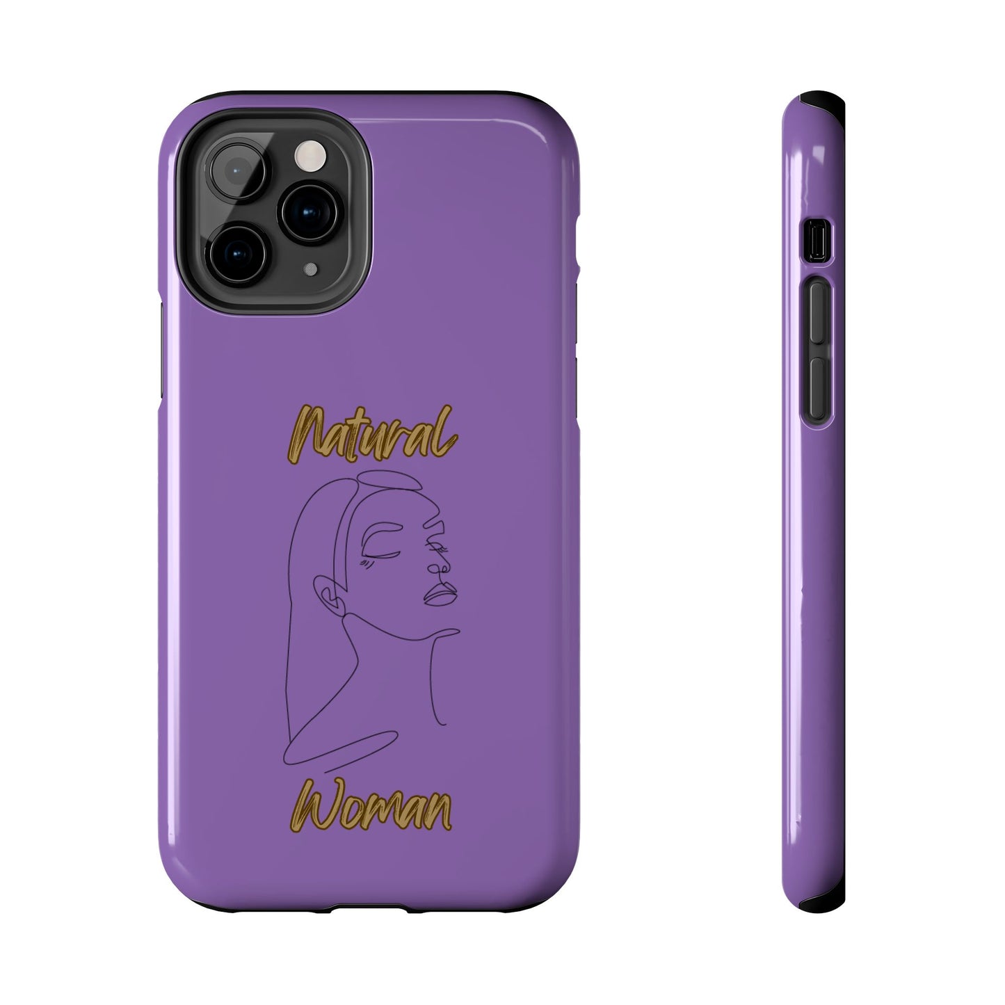 Natural Woman Calm (BL) Tough Phone Cases LIGHT PURPLE