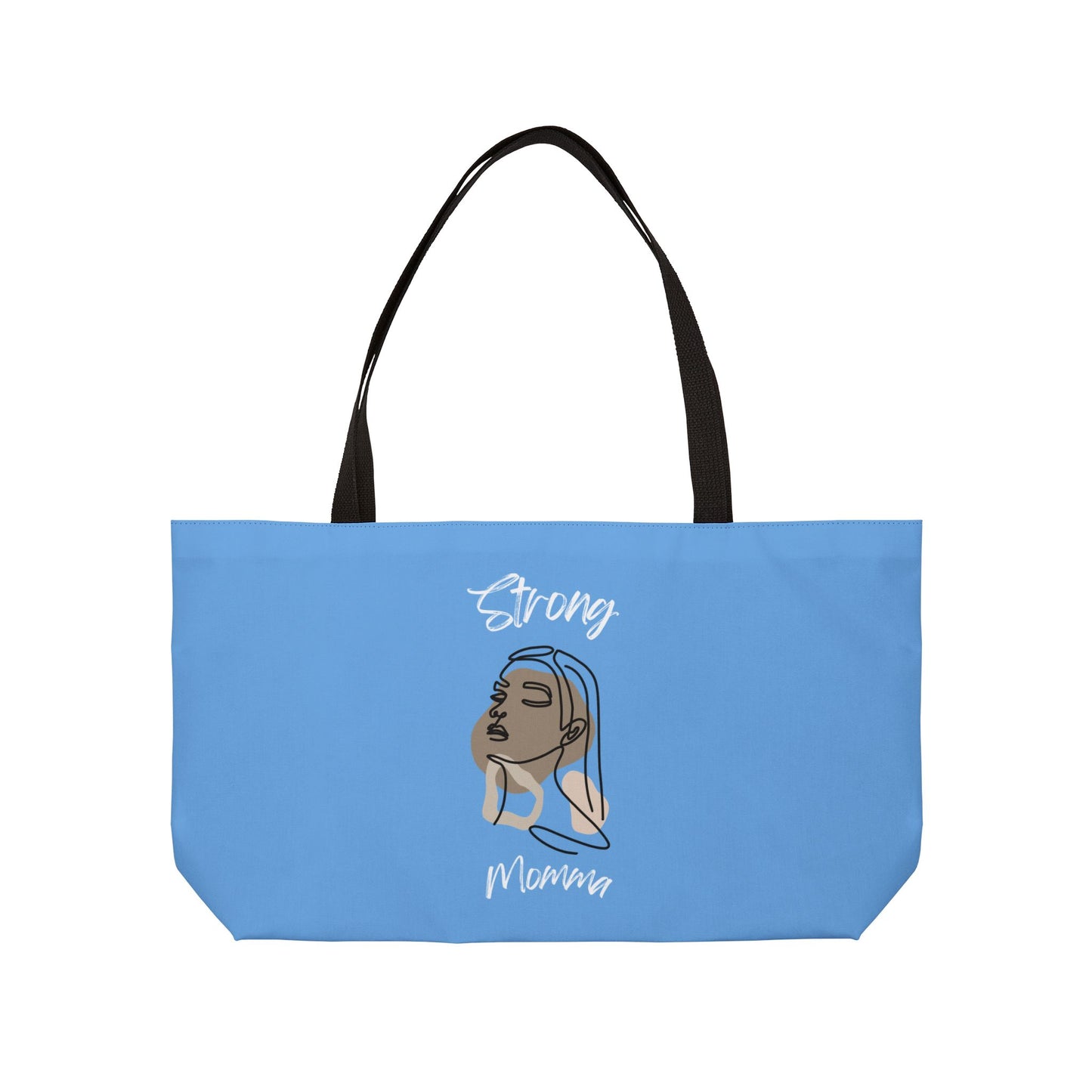 Strong Momma (WL) Weekender Tote Bag LIGHT BLUE