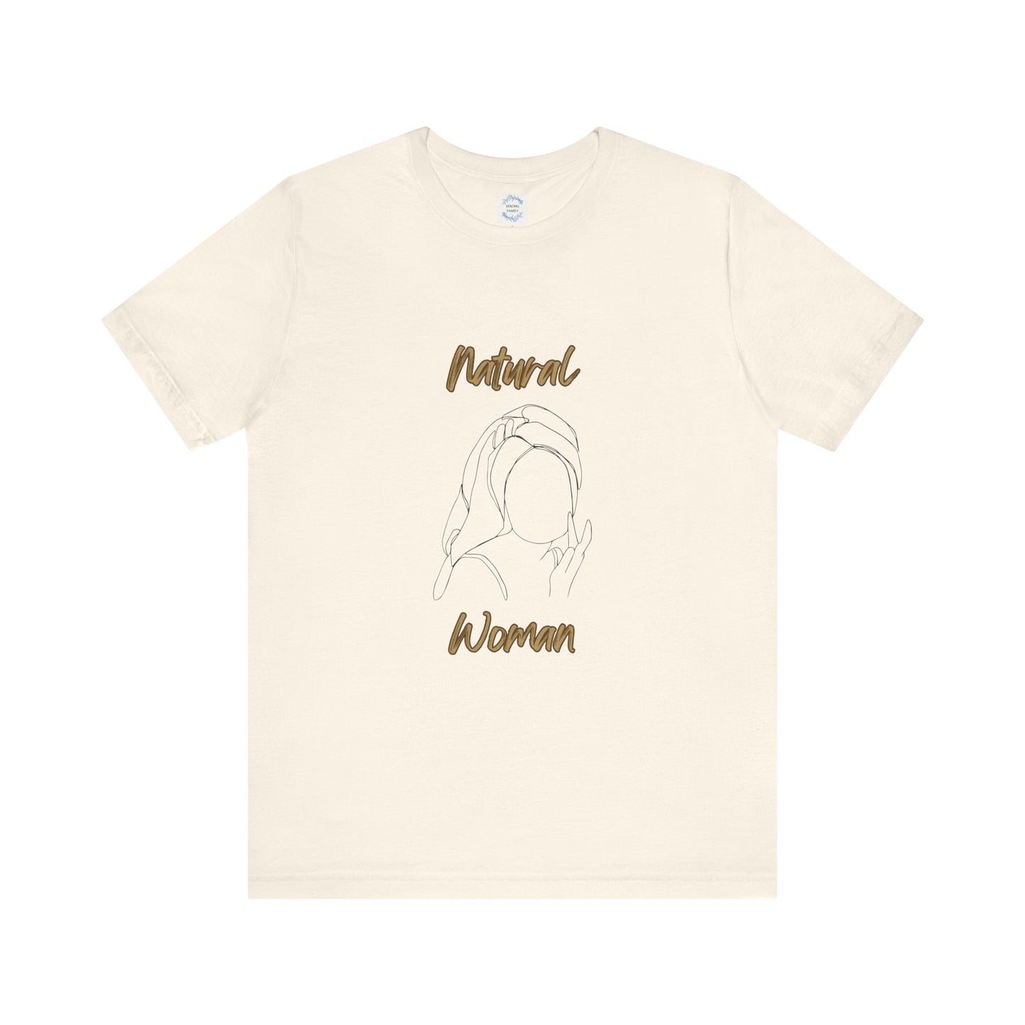 Natural Woman Towel Wrapped (BL) Short Sleeve T-Shirt