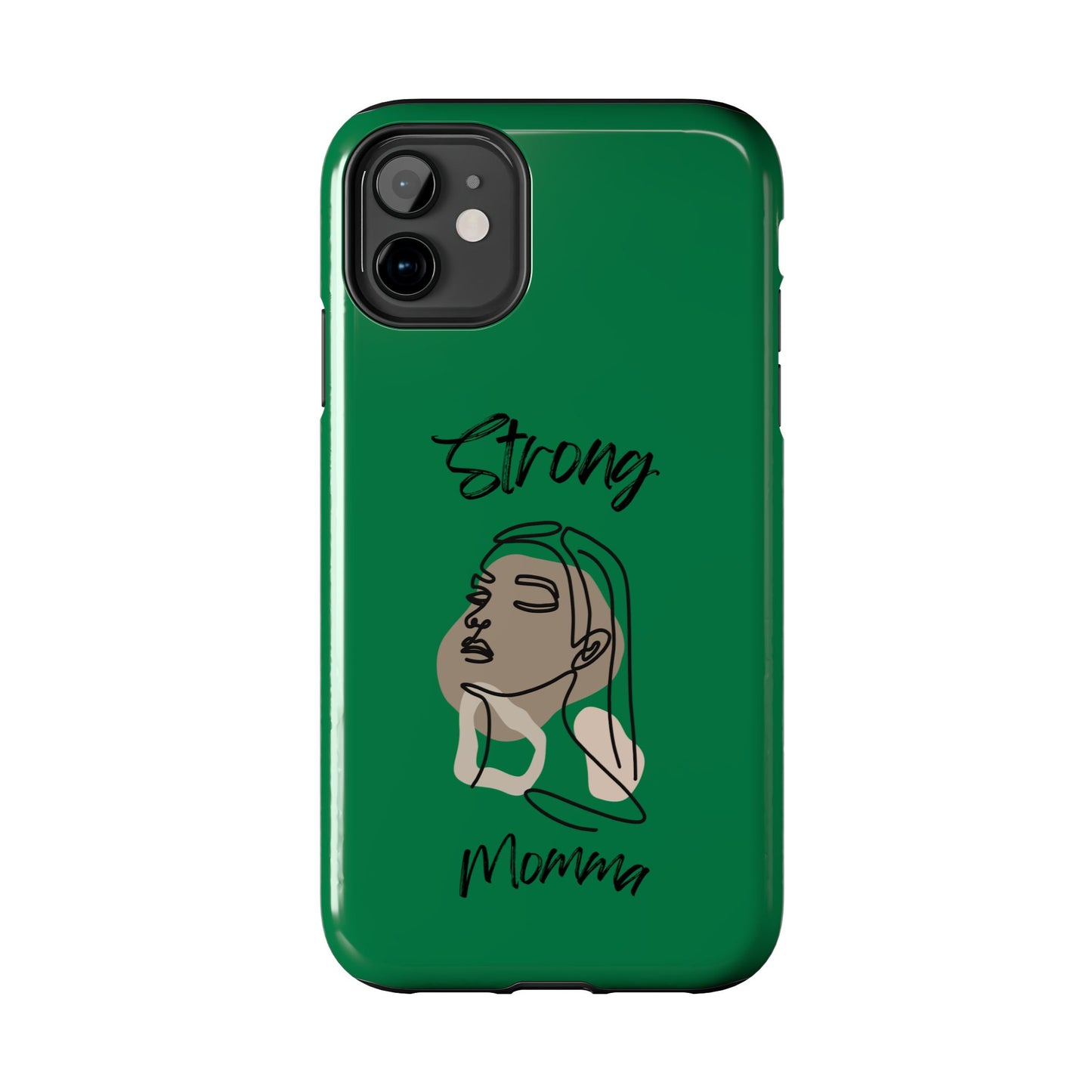 STRONG MOMMA Samsung Galaxy Tough Phone Cases (BL) Dark Green