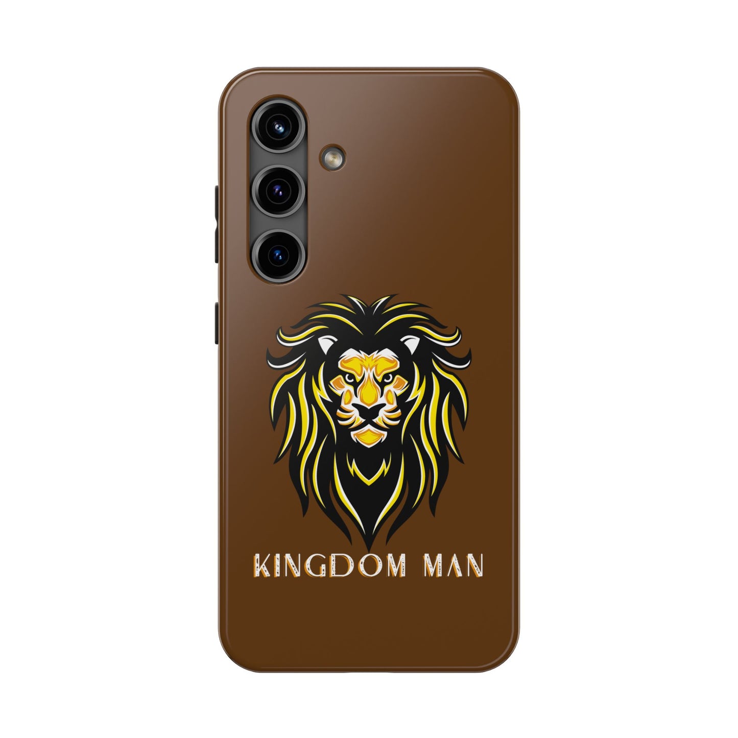 Kingdom Man (White-Gold Label) Tough Phone Case BROWN